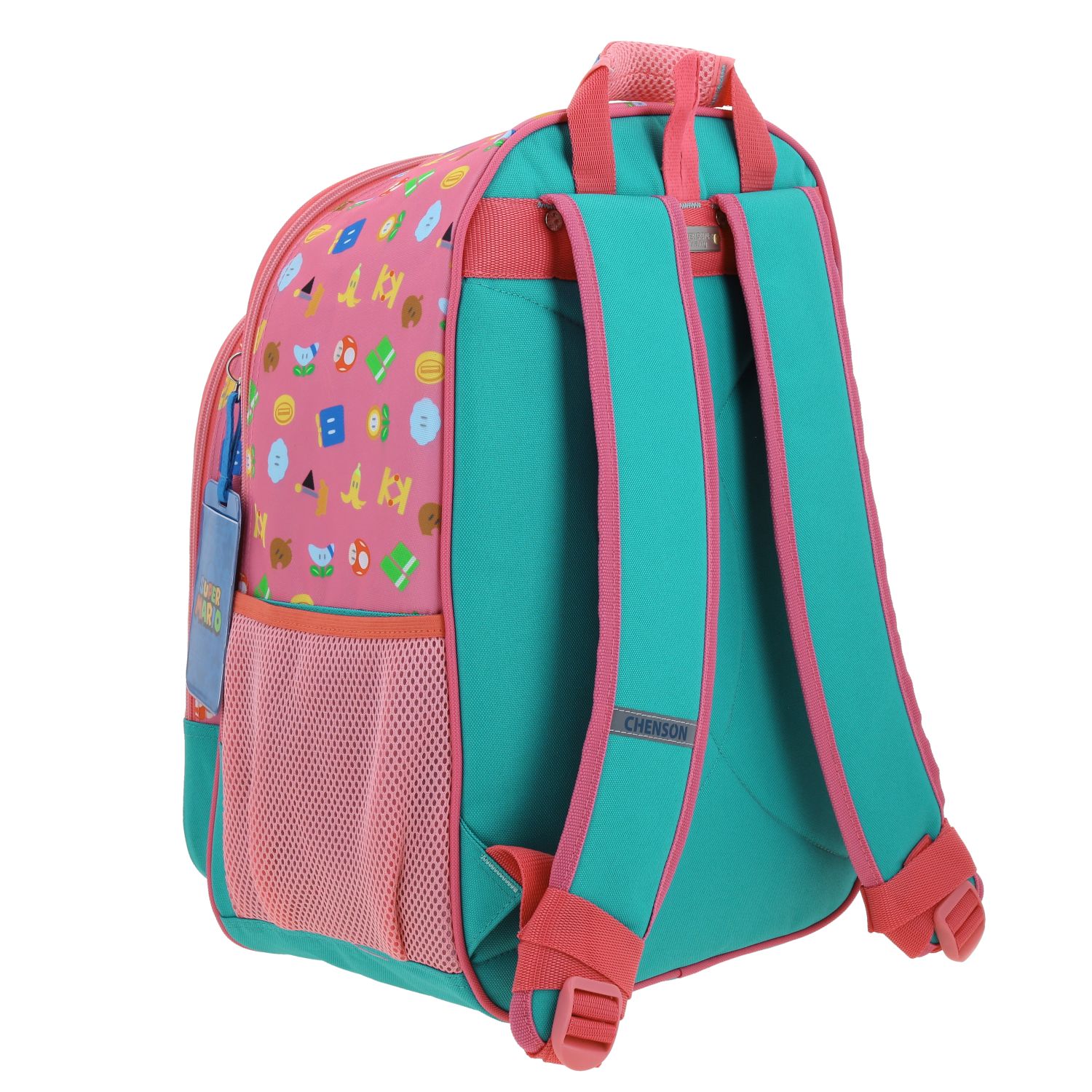 Foto 4 pulgar | Mochila Escolar Chenson Mario Bros Primaria Princesa Peach Shaw Mb66348-p