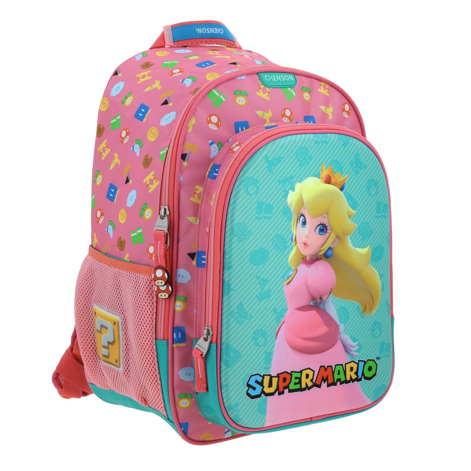Foto 6 pulgar | Mochila Escolar Chenson Mario Bros Primaria Princesa Peach Shaw Mb66348-p