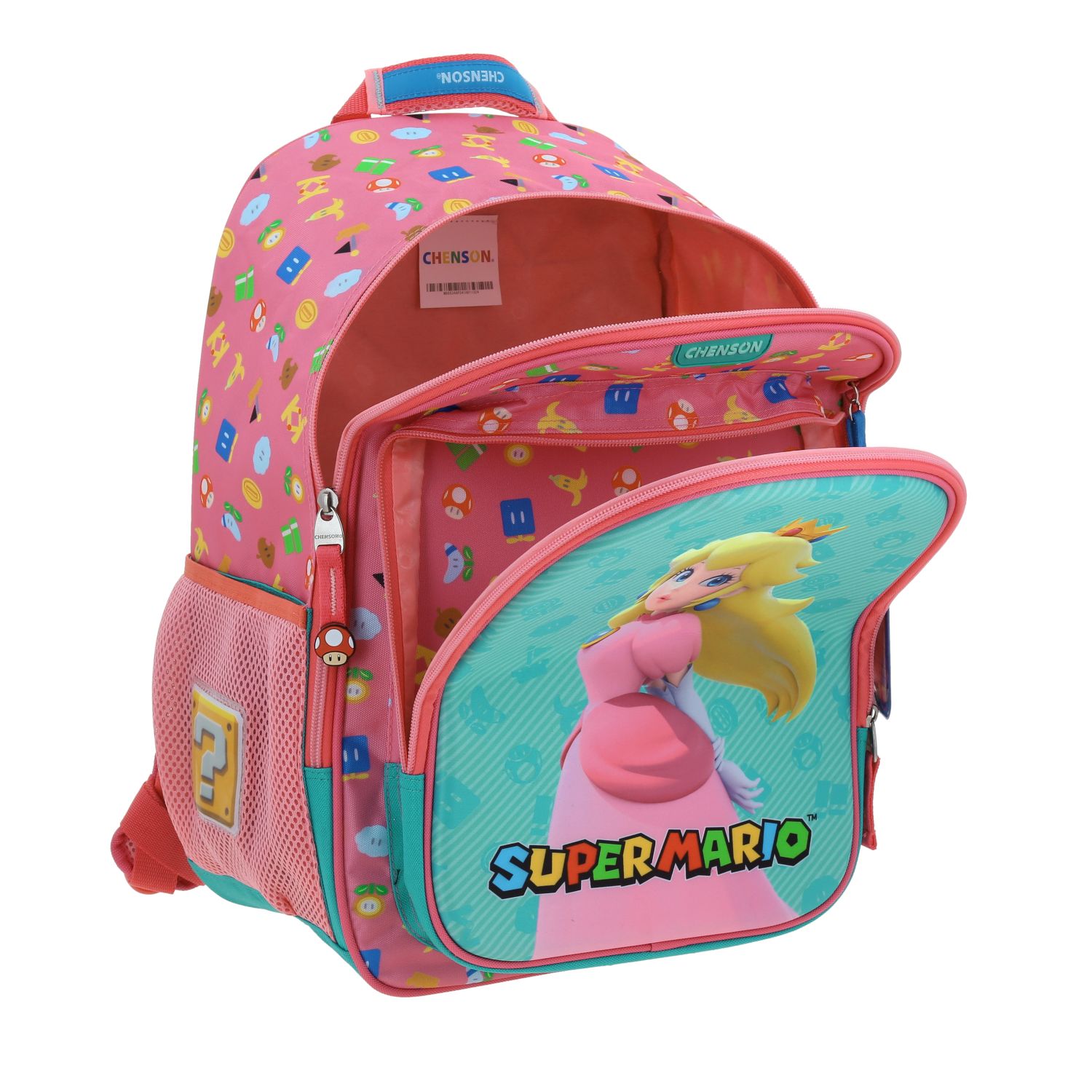 Foto 7 pulgar | Mochila Escolar Chenson Mario Bros Primaria Princesa Peach Shaw Mb66348-p