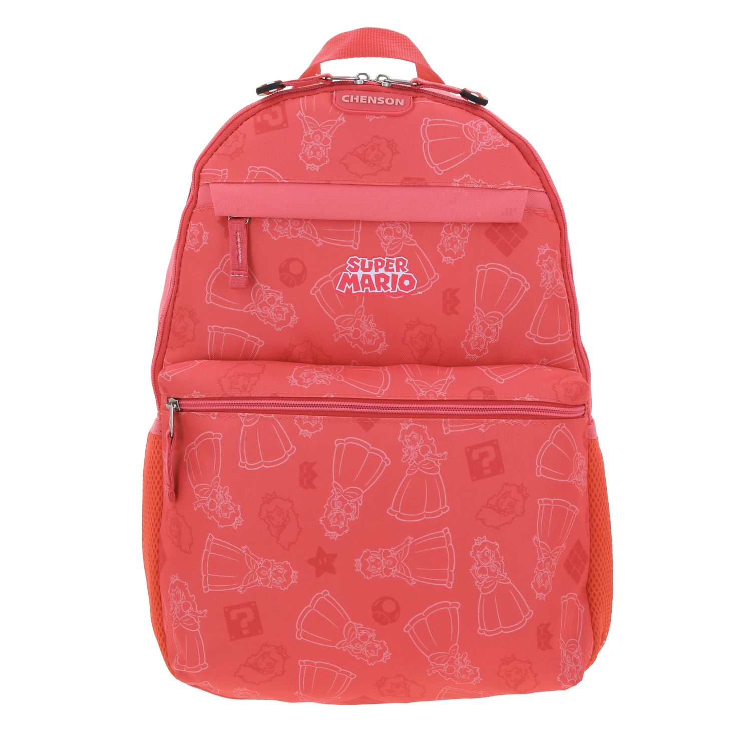 Mochila Escolar Grande Chenson Mario Peach Princesa Stool Mb66500-p
