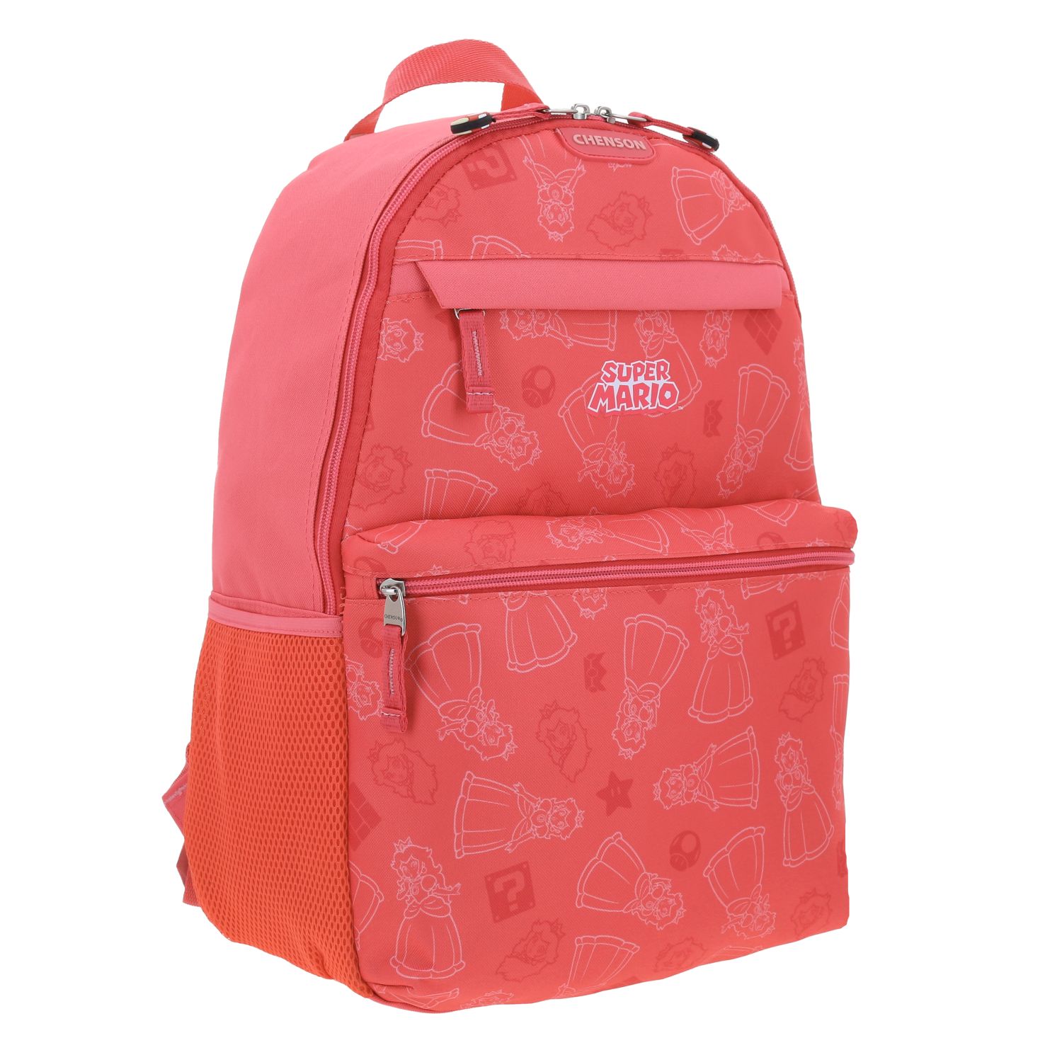 Foto 2 | Mochila Escolar Grande Chenson Mario Peach Princesa Stool Mb66500-p