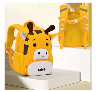 Foto 3 | Mochilas Escolar Jirafa Amarilla