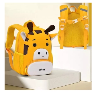 Foto 3 | Mochilas Escolar Jirafa Amarilla