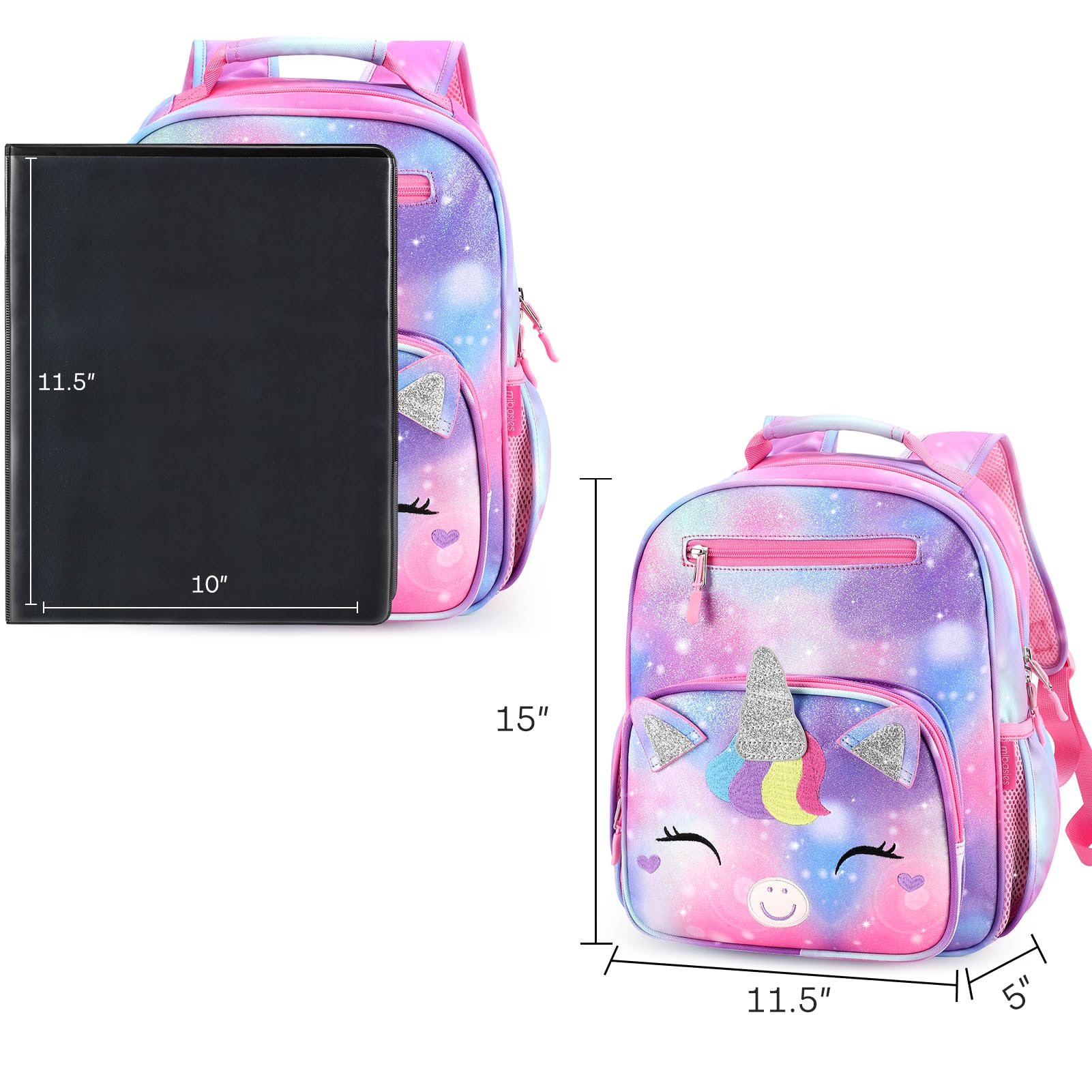 Foto 6 pulgar | Mochila Mibasies con Diseño de Unicornio para Niñas de Primaria de 5 a 8 Años - Venta Internacional