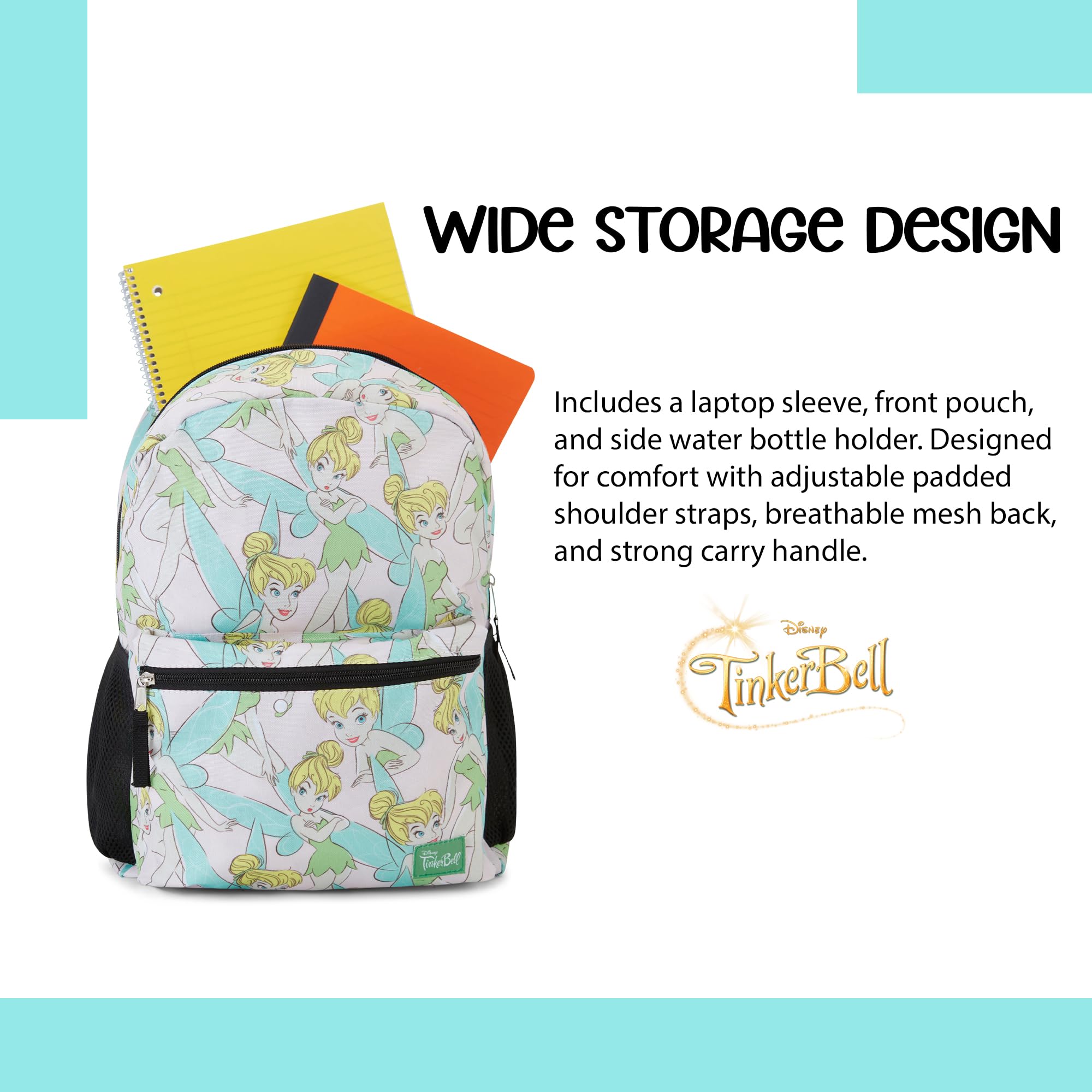 Foto 4 pulgar | Mochila Disney Tinker Bell para Niña-Venta Internacional