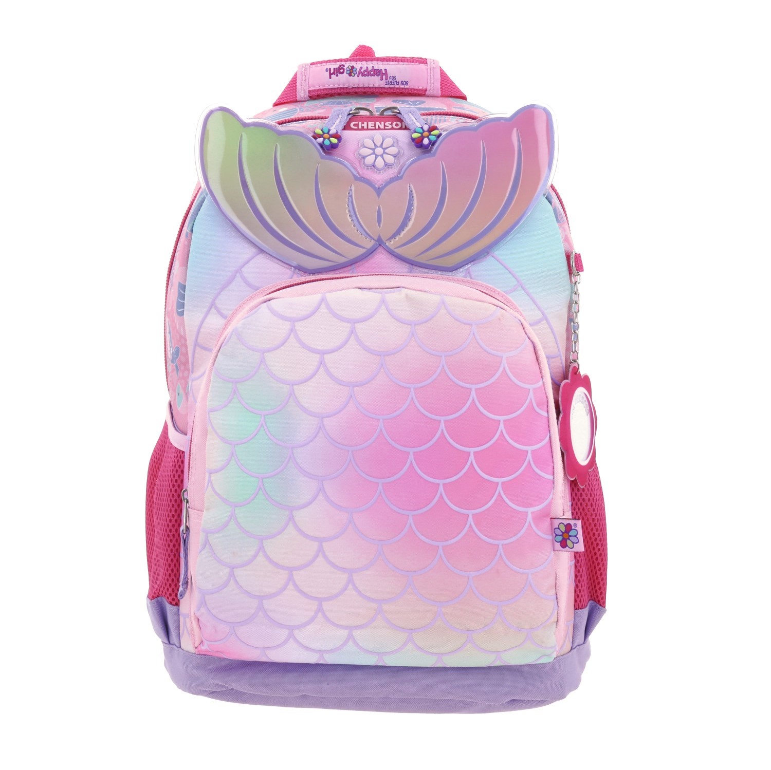 Mochila Grande Escolar Chenson Primaria Sirena Syl Happy Girl Hg66380-i