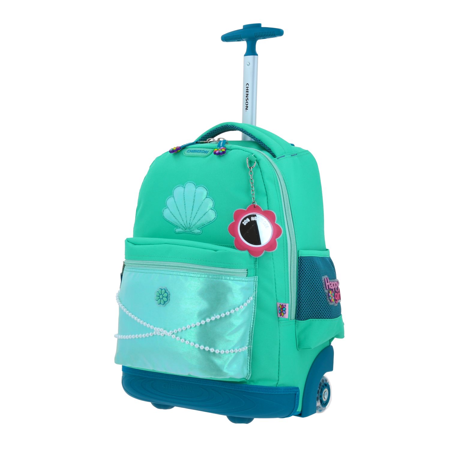 Foto 2 | Mochila Ruedas Primaria Chenson Baston Sirena Shellish Happy Girl Hg66354-t Carro De Fabrica