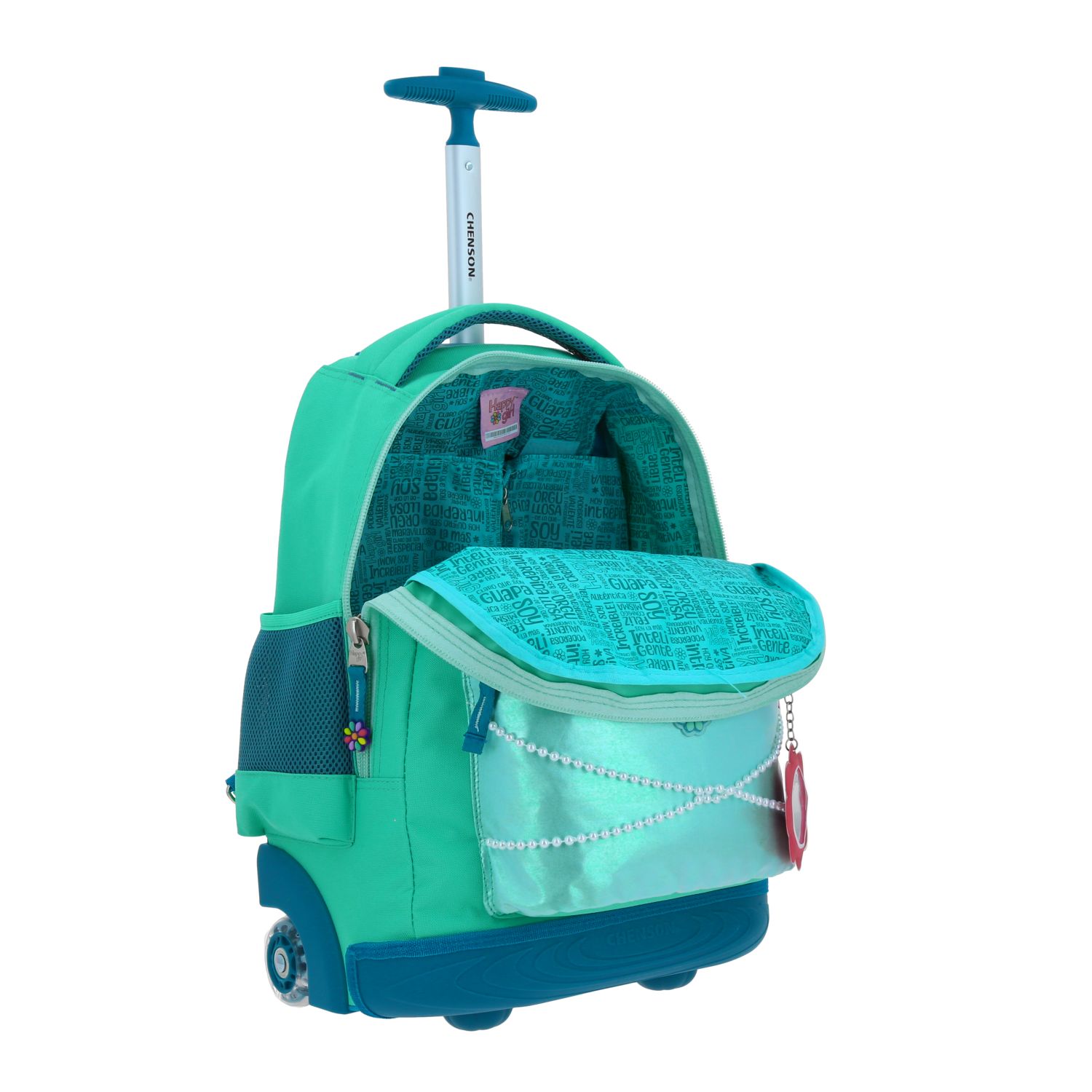 Foto 5 | Mochila Ruedas Primaria Chenson Baston Sirena Shellish Happy Girl Hg66354-t Carro De Fabrica
