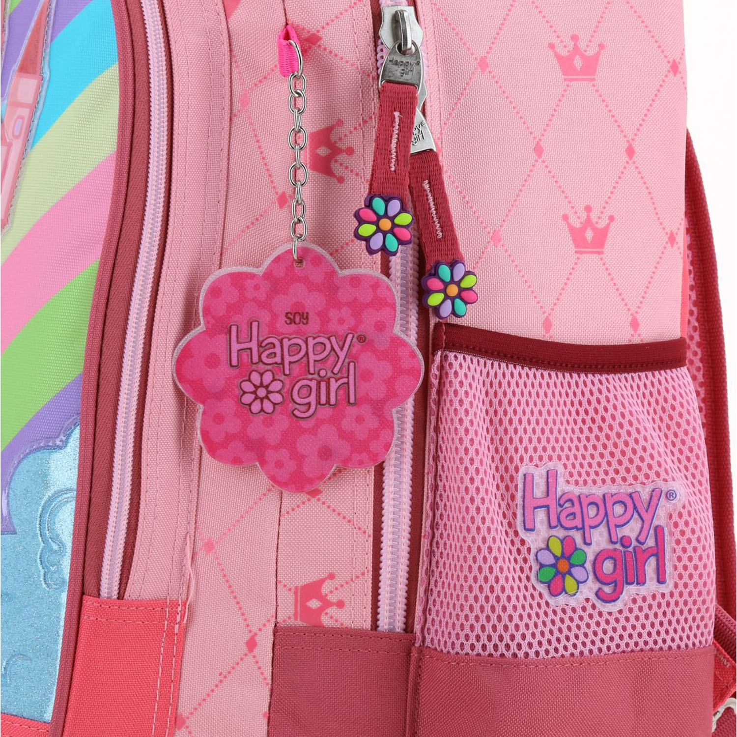 Foto 6 pulgar | Mochila Chenson Con Ruedas Y Luces Led Para Niña Escolar Primaria Happy Girl Cast Hg66495-p