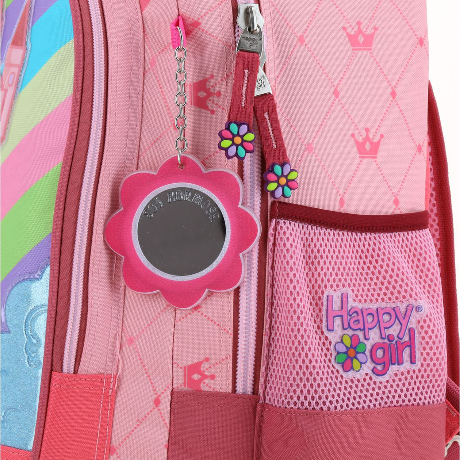 Foto 7 pulgar | Mochila Chenson Con Ruedas Y Luces Led Para Niña Escolar Primaria Happy Girl Cast Hg66495-p