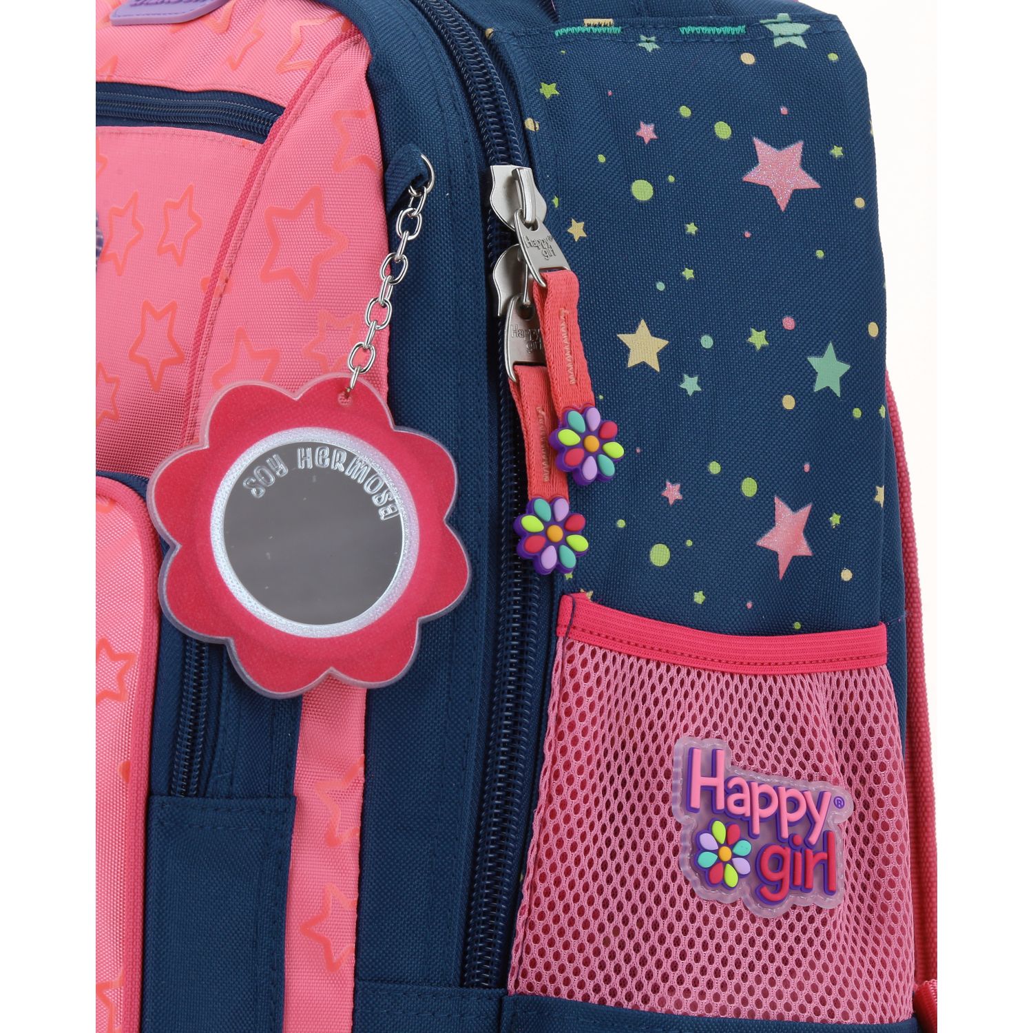 Foto 8 pulgar | Mochila Chenson Con Ruedas Y Luces Led Para Niña Escolar Primaria Happy Girl Estar Hg66502-9