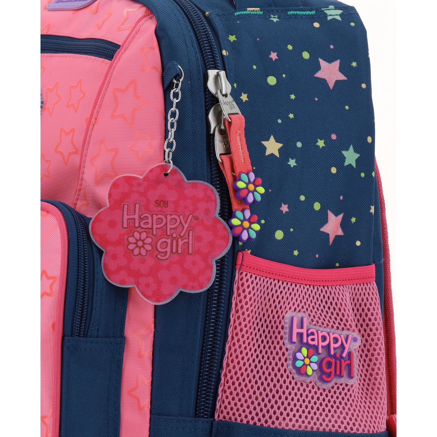 Foto 9 pulgar | Mochila Chenson Con Ruedas Y Luces Led Para Niña Escolar Primaria Happy Girl Estar Hg66502-9