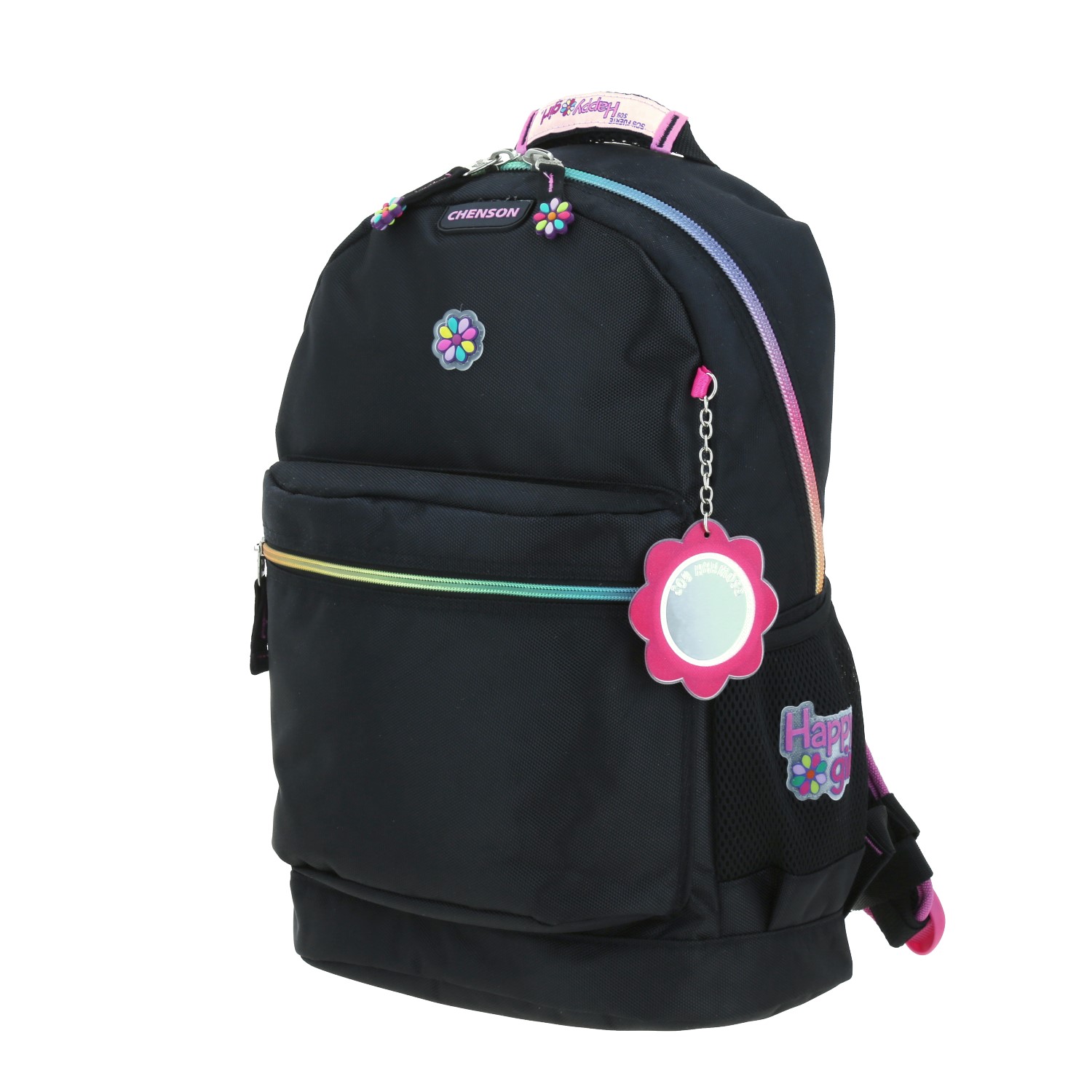 Foto 3 pulgar | Mochila Escolar Chenson Happy Girl Porta Tablet Alely Hg65957-3