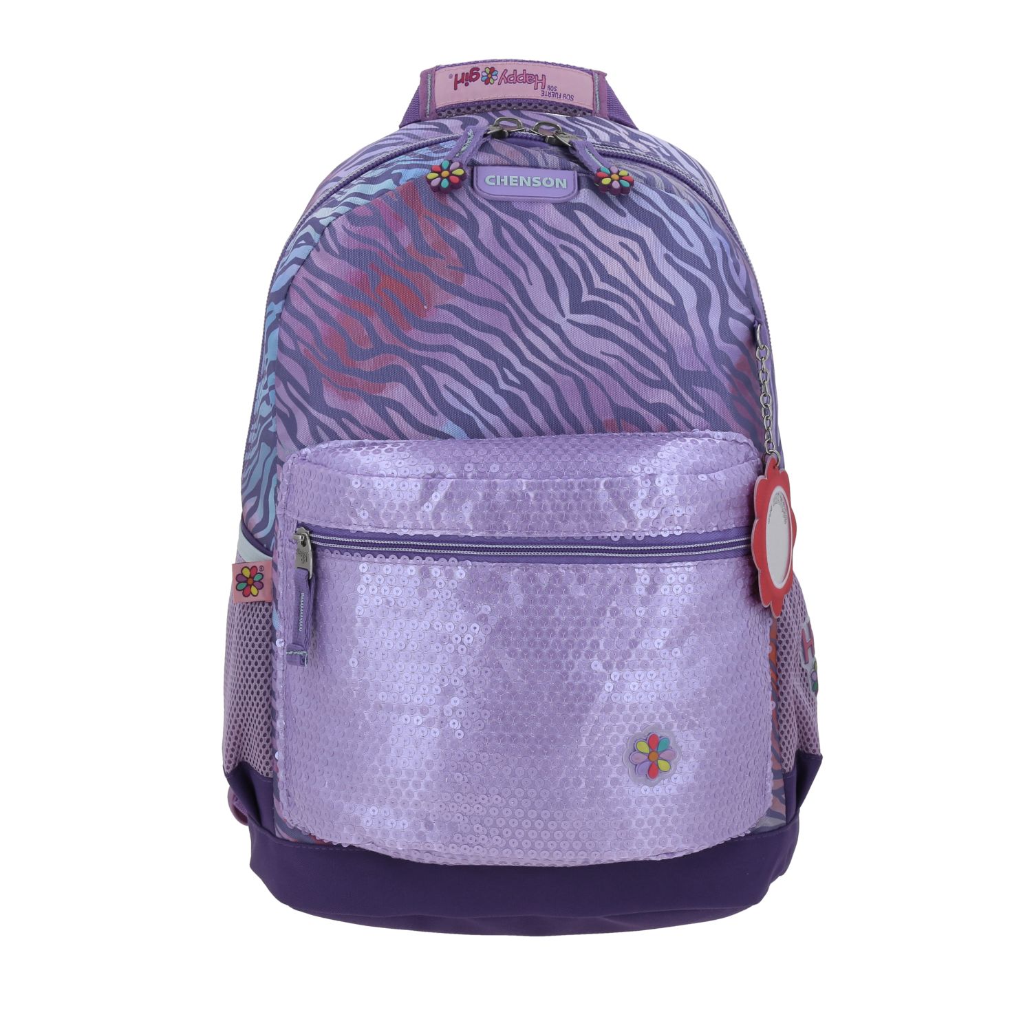 Mochila Grande Escolar Chenson Happy Girl Zed Hg66462-u