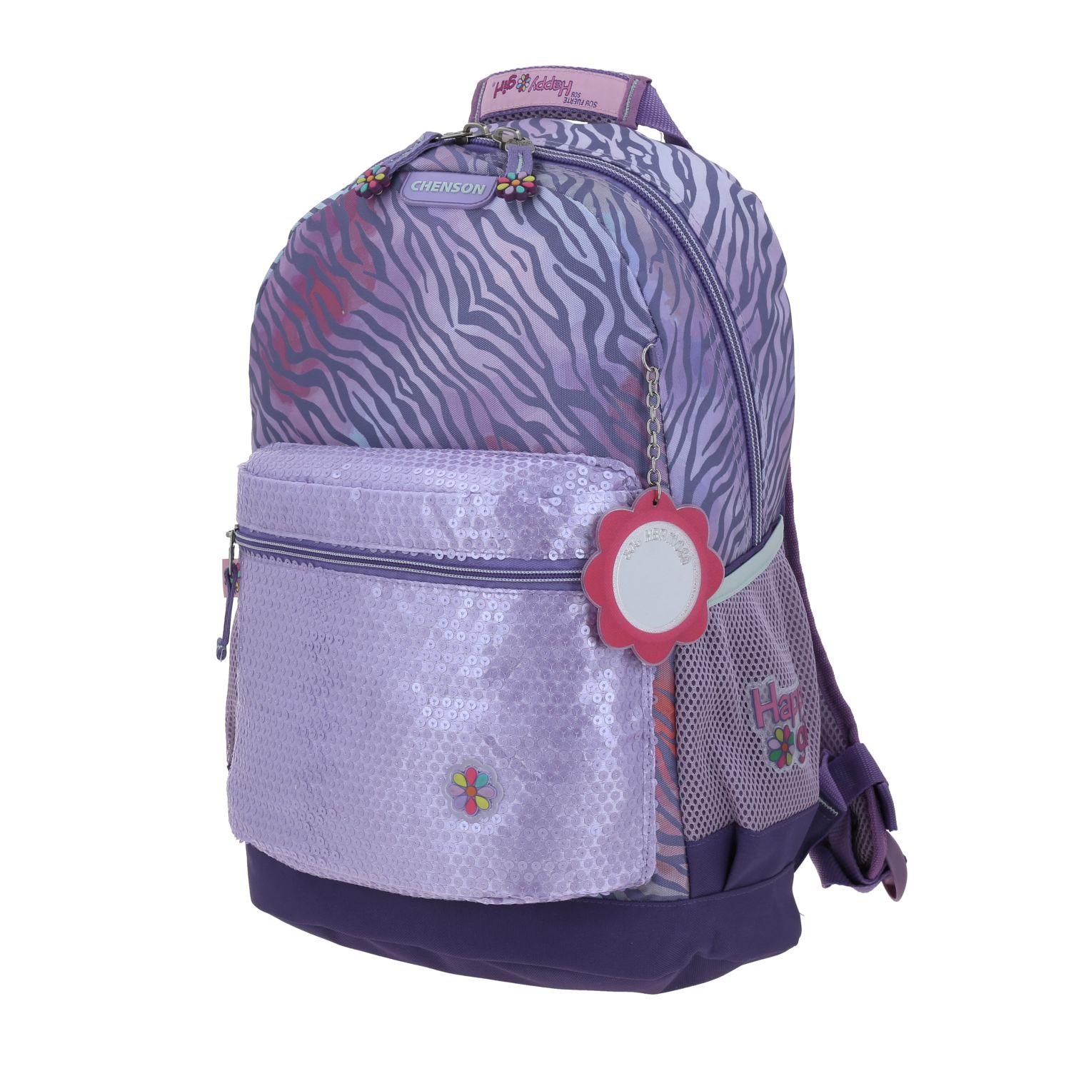 Foto 3 pulgar | Mochila Grande Escolar Chenson Happy Girl Zed Hg66462-u