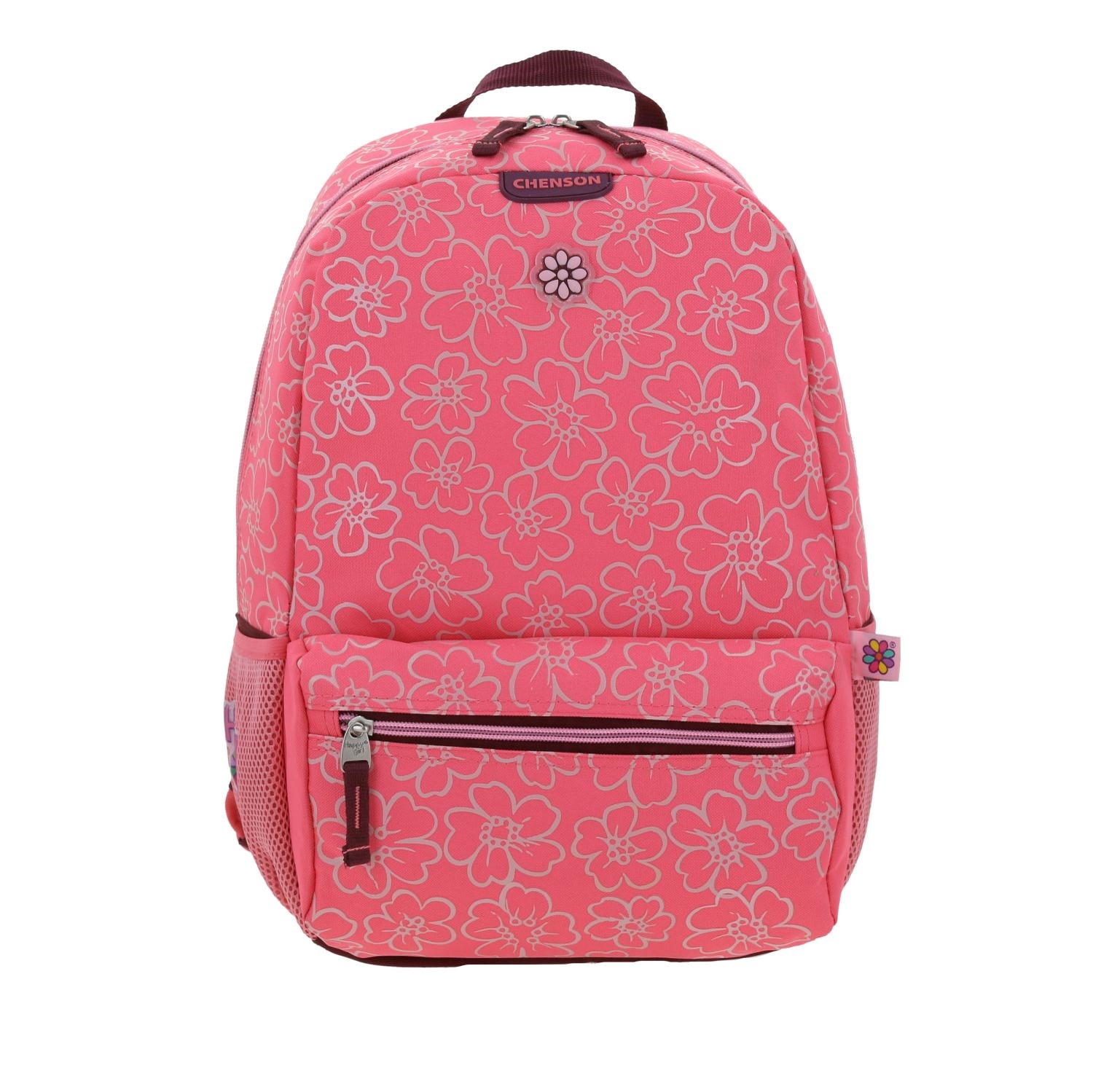 Mochila Grande Escolar Chenson Happy Girl Magol Hg66235-p