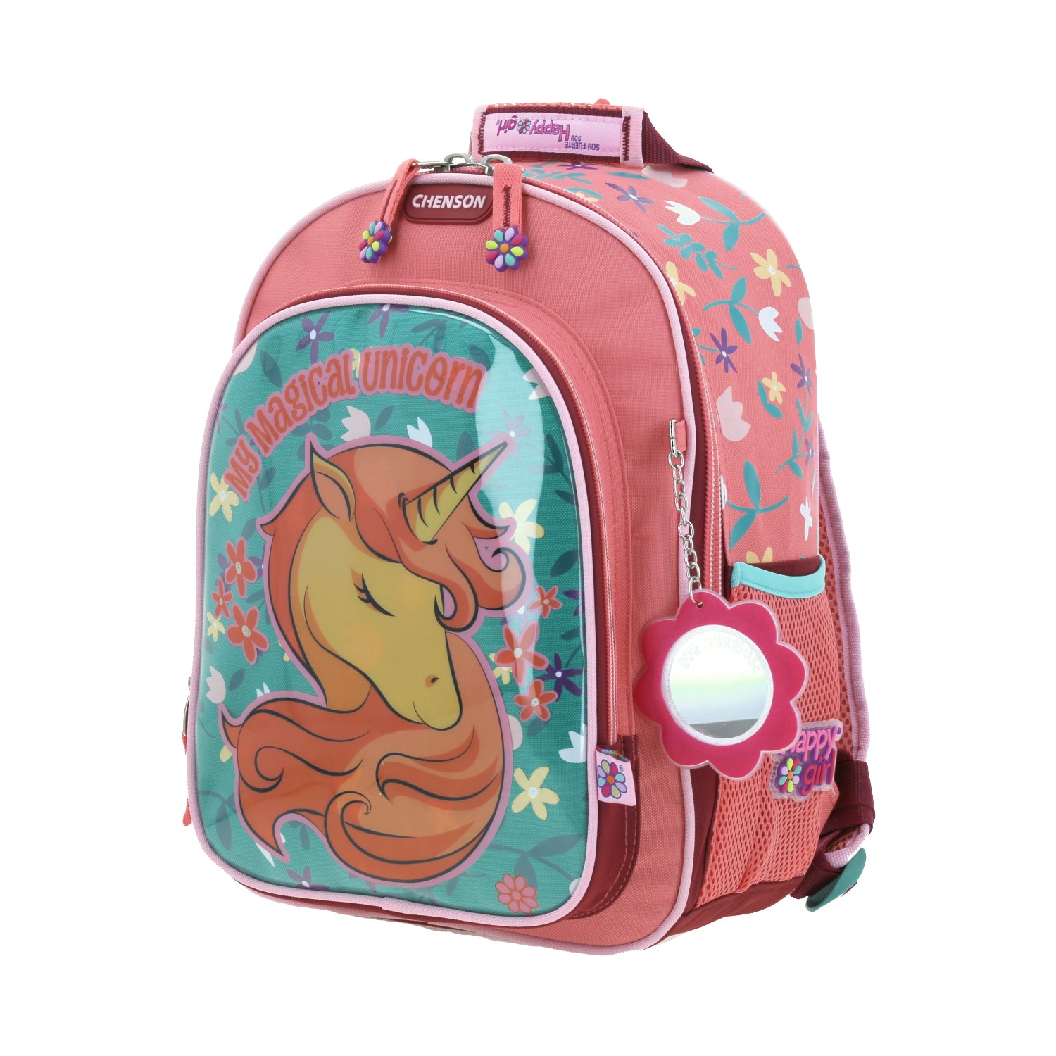 Foto 3 pulgar | Mochila Mediana Chenson Happy Girl Unicornio Manico Hg66238-p