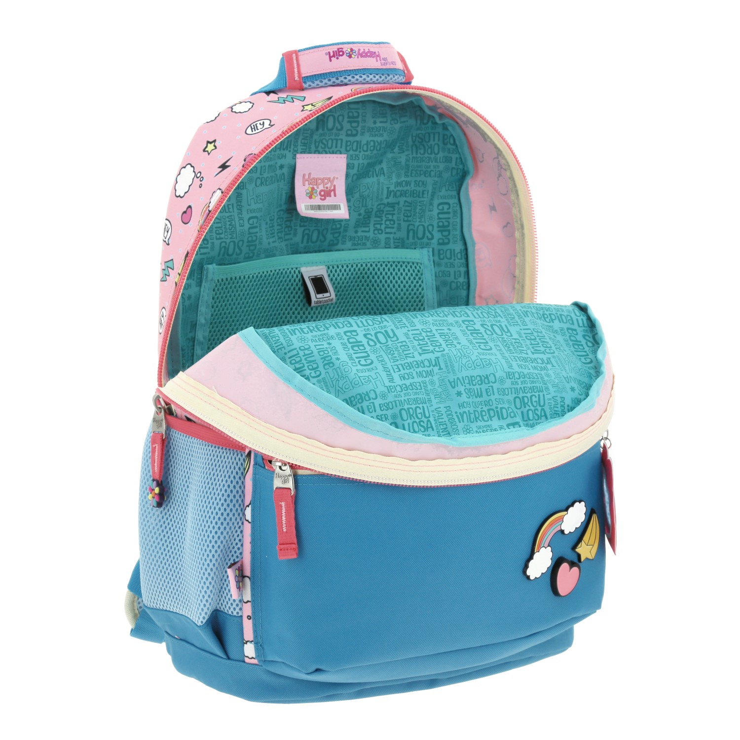 Foto 4 pulgar | Mochila Grande Escolar Chenson Happy Girl Popt Hg66303-p