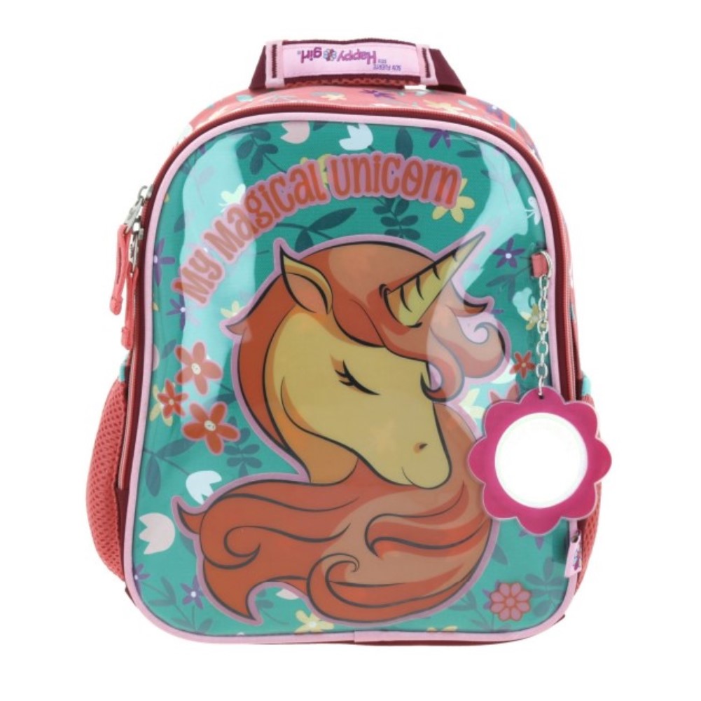 Mochila Chica Chenson Preescolar Happy Girl Manico Hg66239-p