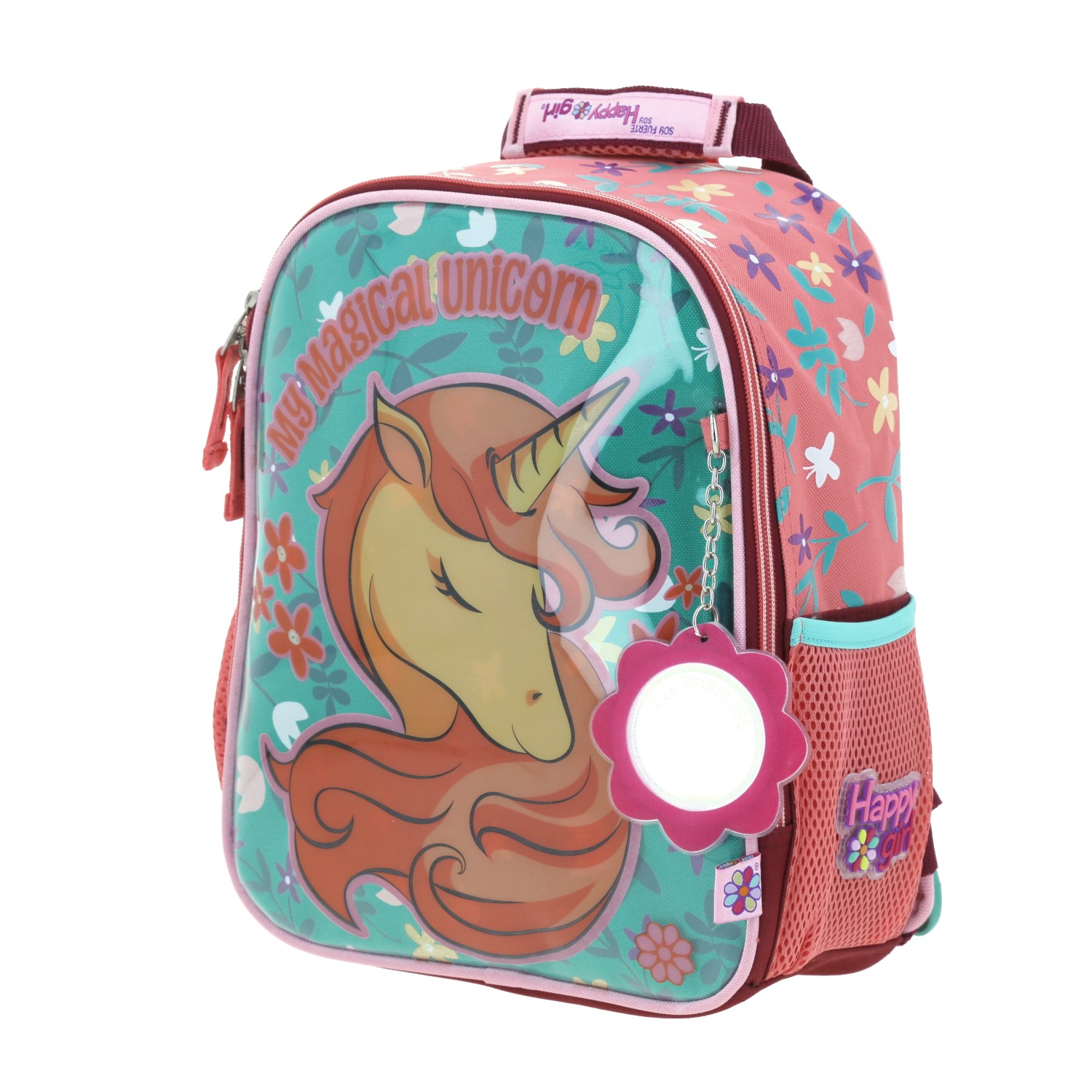Foto 3 pulgar | Mochila Chica Chenson Preescolar Happy Girl Manico Hg66239-p