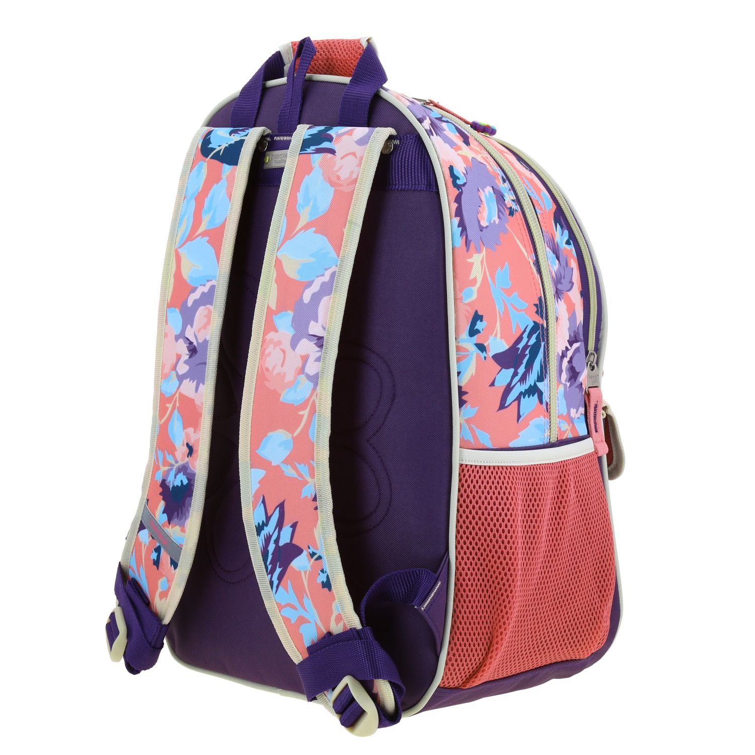 Foto 6 pulgar | Mochila Grande Escolar Chenson Happy Girl Porta Laptop Clear