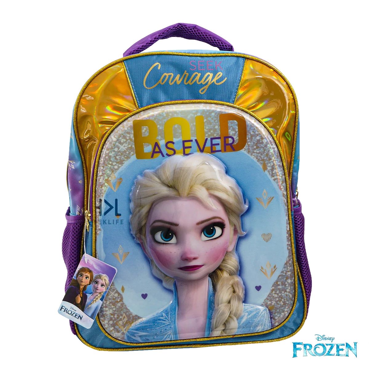 Foto 4 pulgar | Mochila Escolar Grande Primaria Ruz Disney Princesas Frozen Elsa 174422 Coleccion Bold