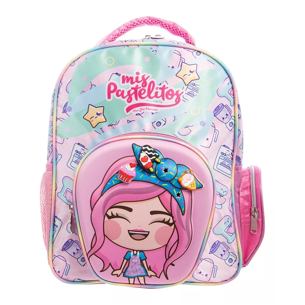Foto 2 pulgar | Mochila 3d Chica Preescolar Kinder Mis Pastelitos Ruz Klimr 179171