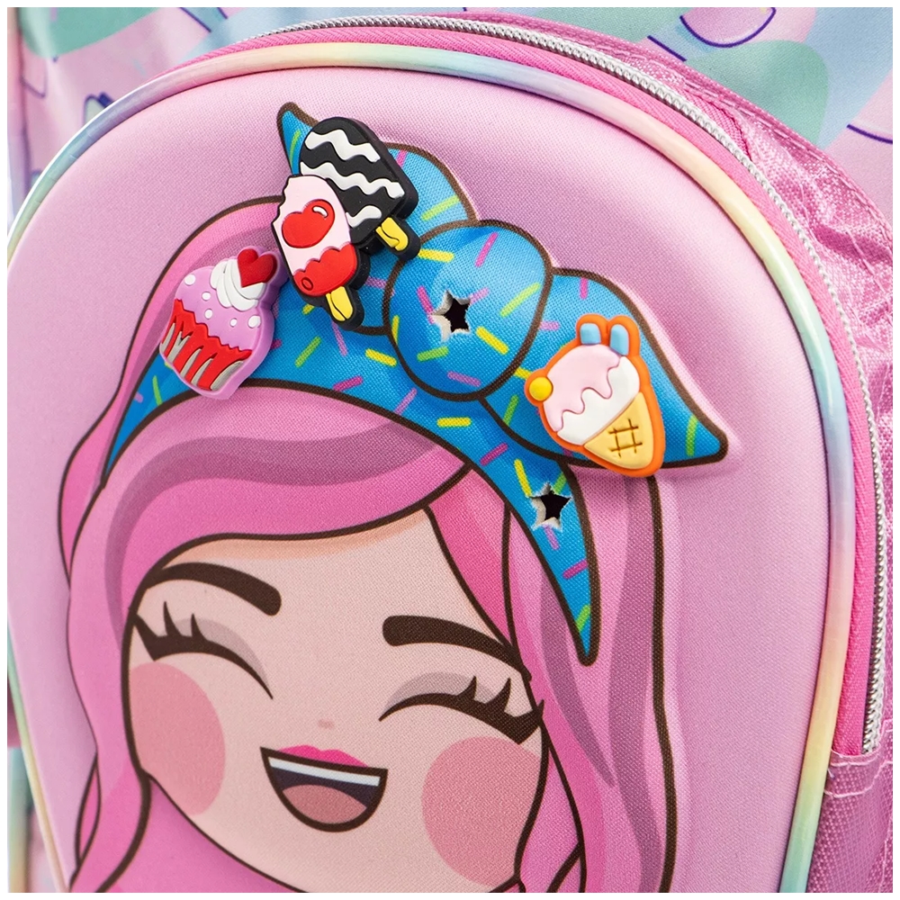 Foto 5 pulgar | Mochila 3d Chica Preescolar Kinder Mis Pastelitos Ruz Klimr 179171