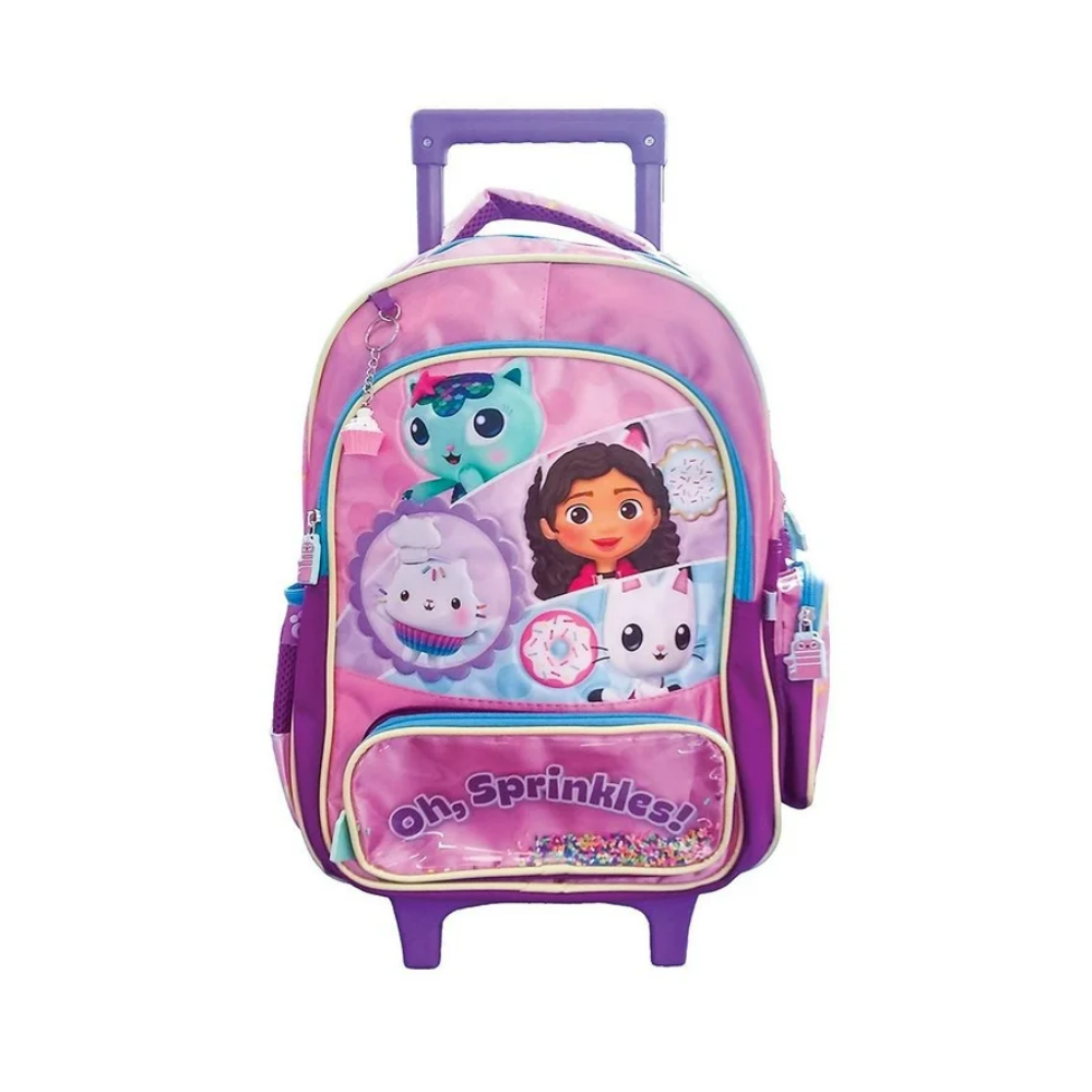 Foto 2 pulgar | Mochila Grande Con Ruedas La Casa De Gabby Primaria Sprinkles Gb301a60wh