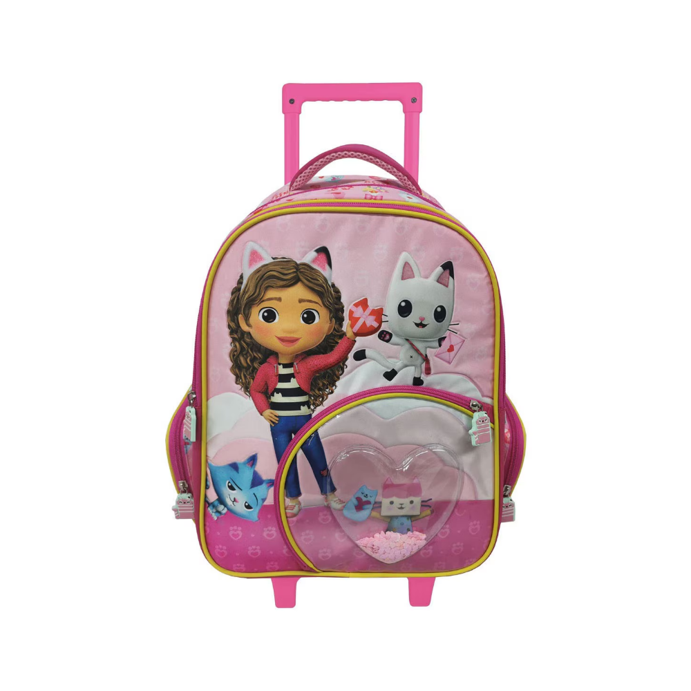 Foto 2 pulgar | Fm Mochila Chica Kinder Preescolar La Casa De Gabby Heart Gb402k41wh