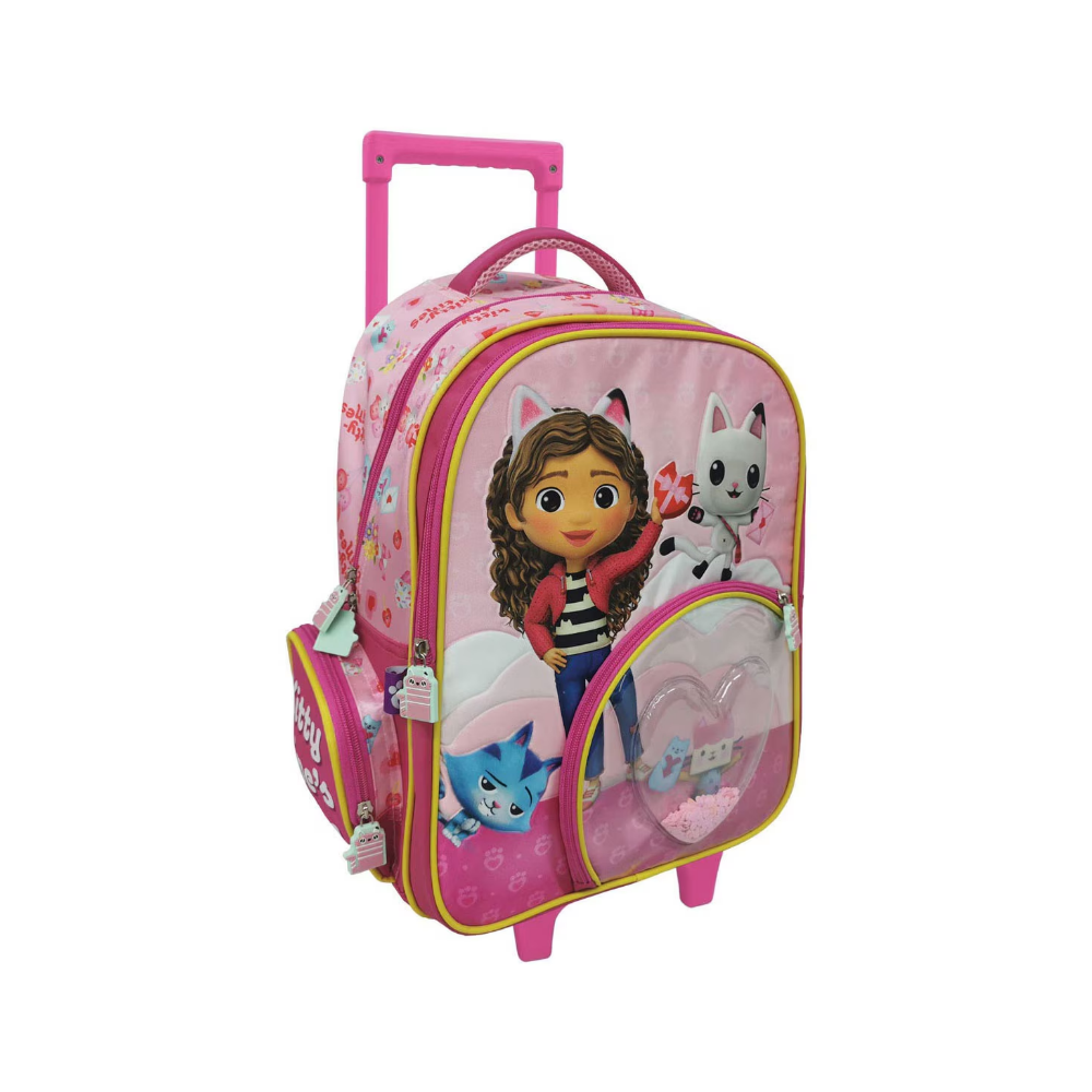 Foto 6 pulgar | Fm Mochila Chica Kinder Preescolar La Casa De Gabby Heart Gb402k41wh