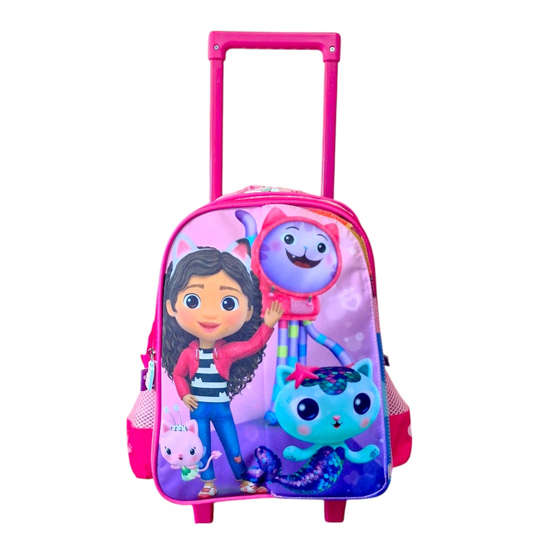 Foto 4 pulgar | Mochila con Ruedas Chica Fotorama Preescolar La Casa De Gabby Book Gb204k35wh