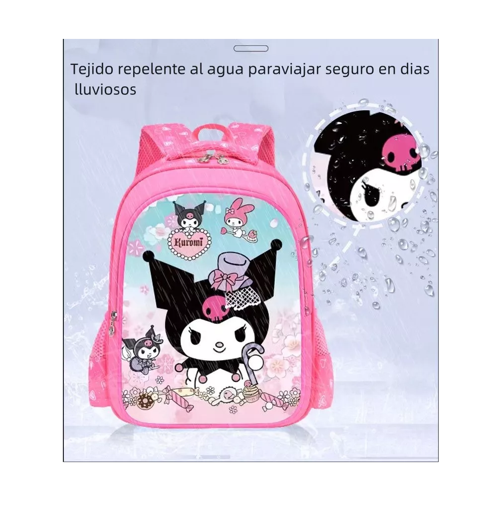 Foto 3 pulgar | Mochila Impermeable De Escuela Primaria Kuromy, Rosa