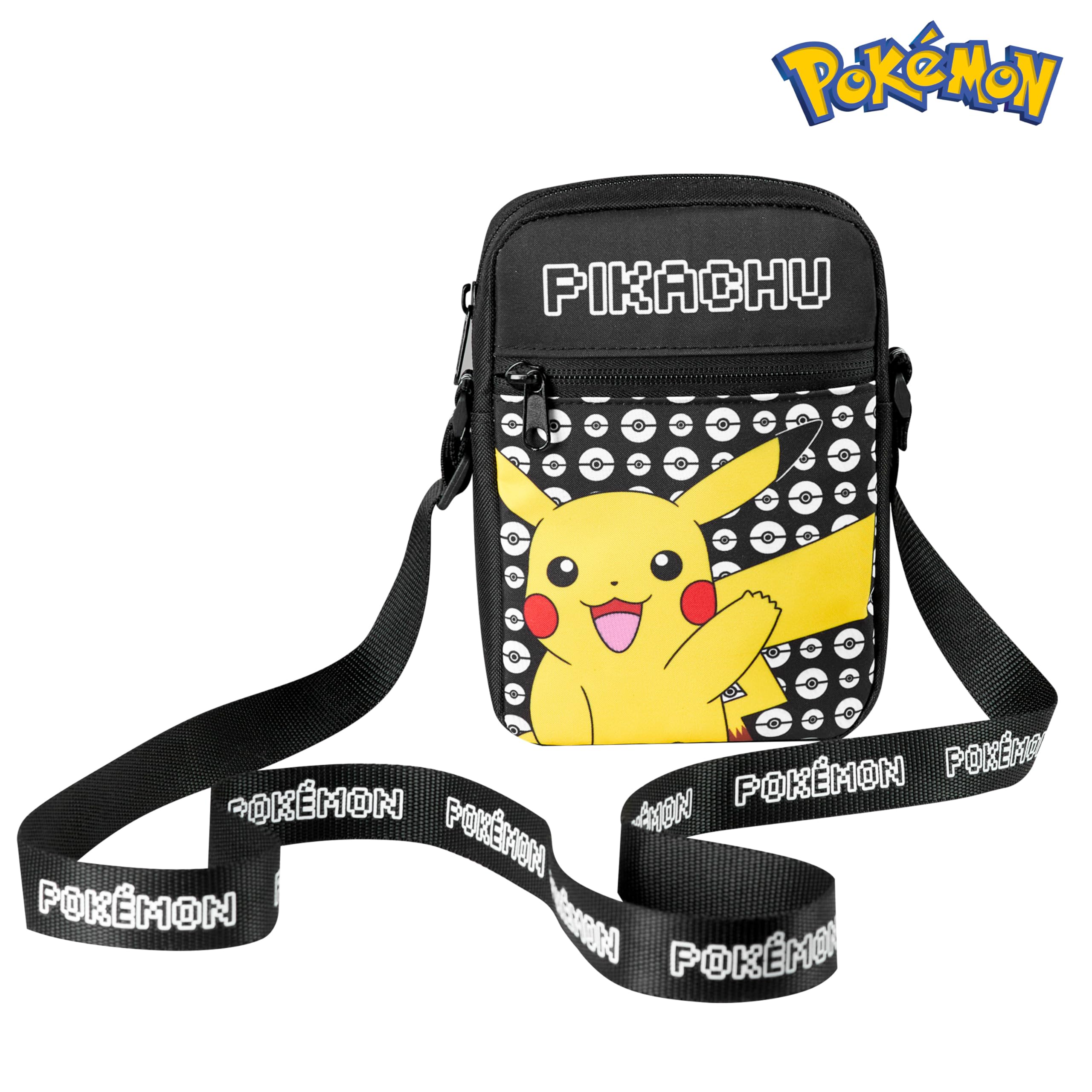 Foto 6 pulgar | Bandolera Pokemon Kids Crossbody Black Pikachu - Venta Internacional.