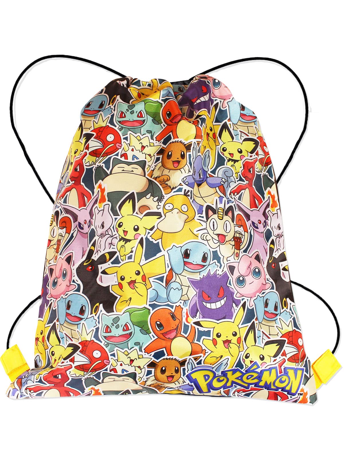 Bolsa Con Cordón Para Material Escolar De Pokémon Para Niños Con Charmander - Venta Internacional.