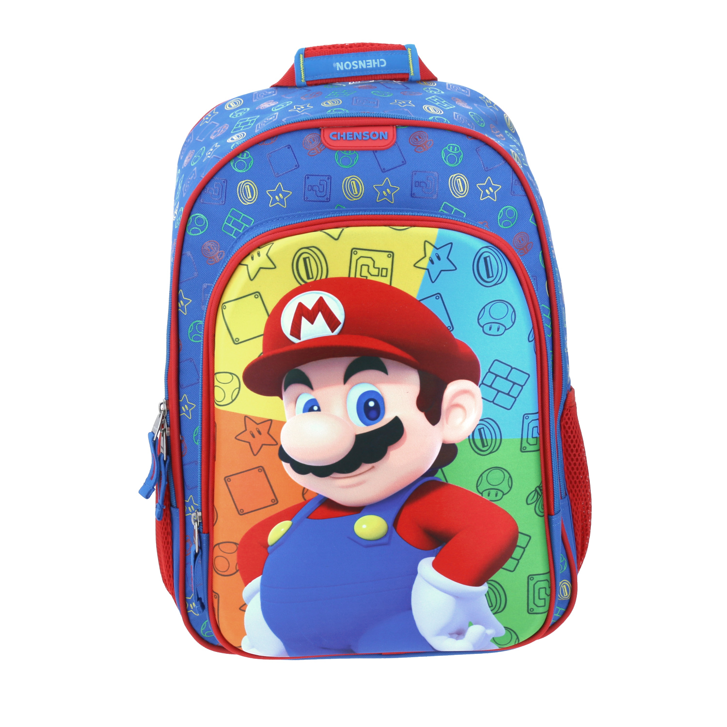 Mochila Grande Chenson Mario Bros Mb65621-9 Playba