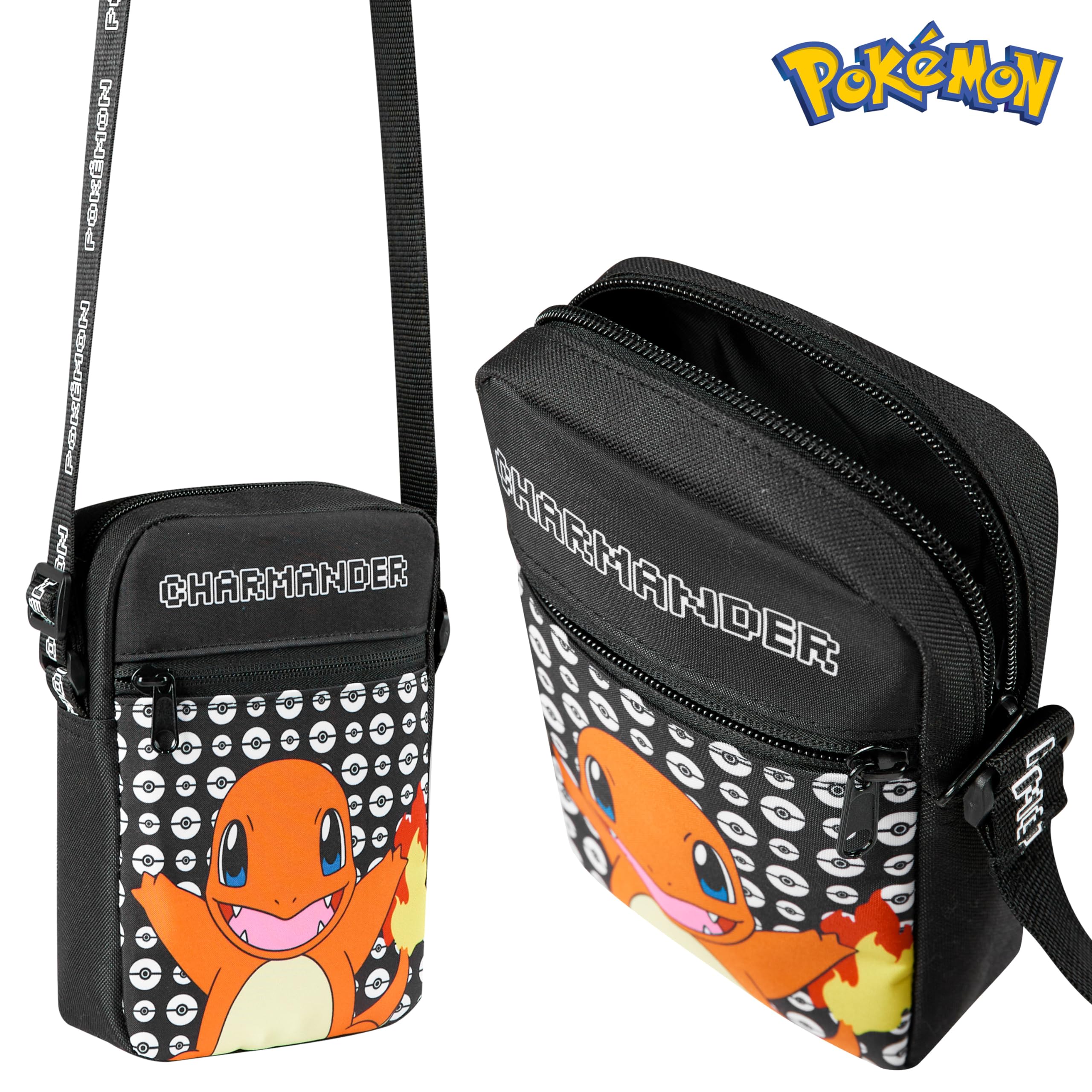 Foto 5 pulgar | Bandolera Pokemon Kids Bandolera Pikachu Black - Venta Internacional.