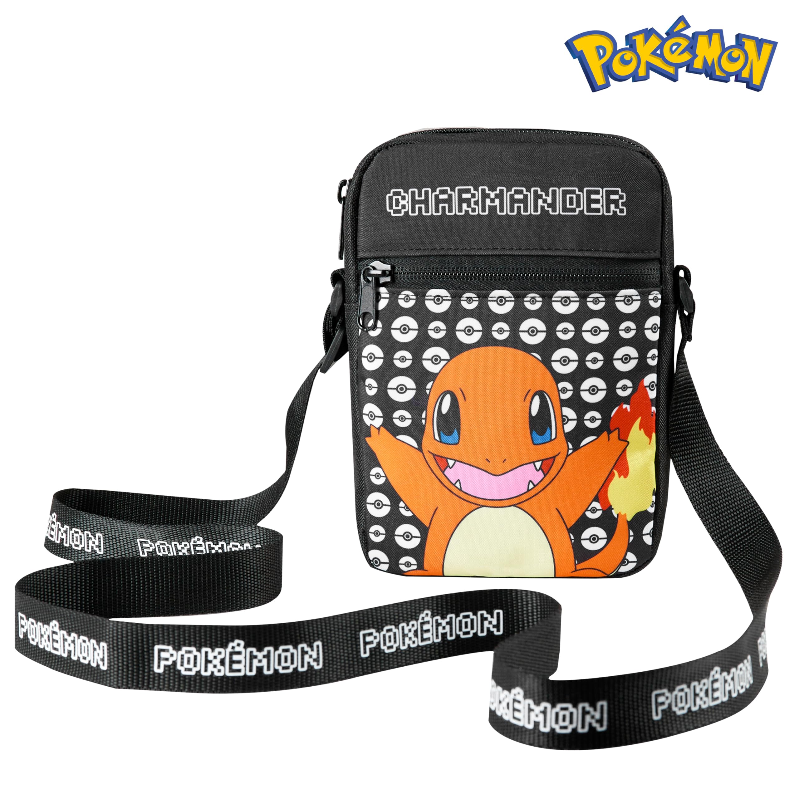 Foto 5 | Bandolera Pokemon Kids Bandolera Pikachu Black - Venta Internacional.