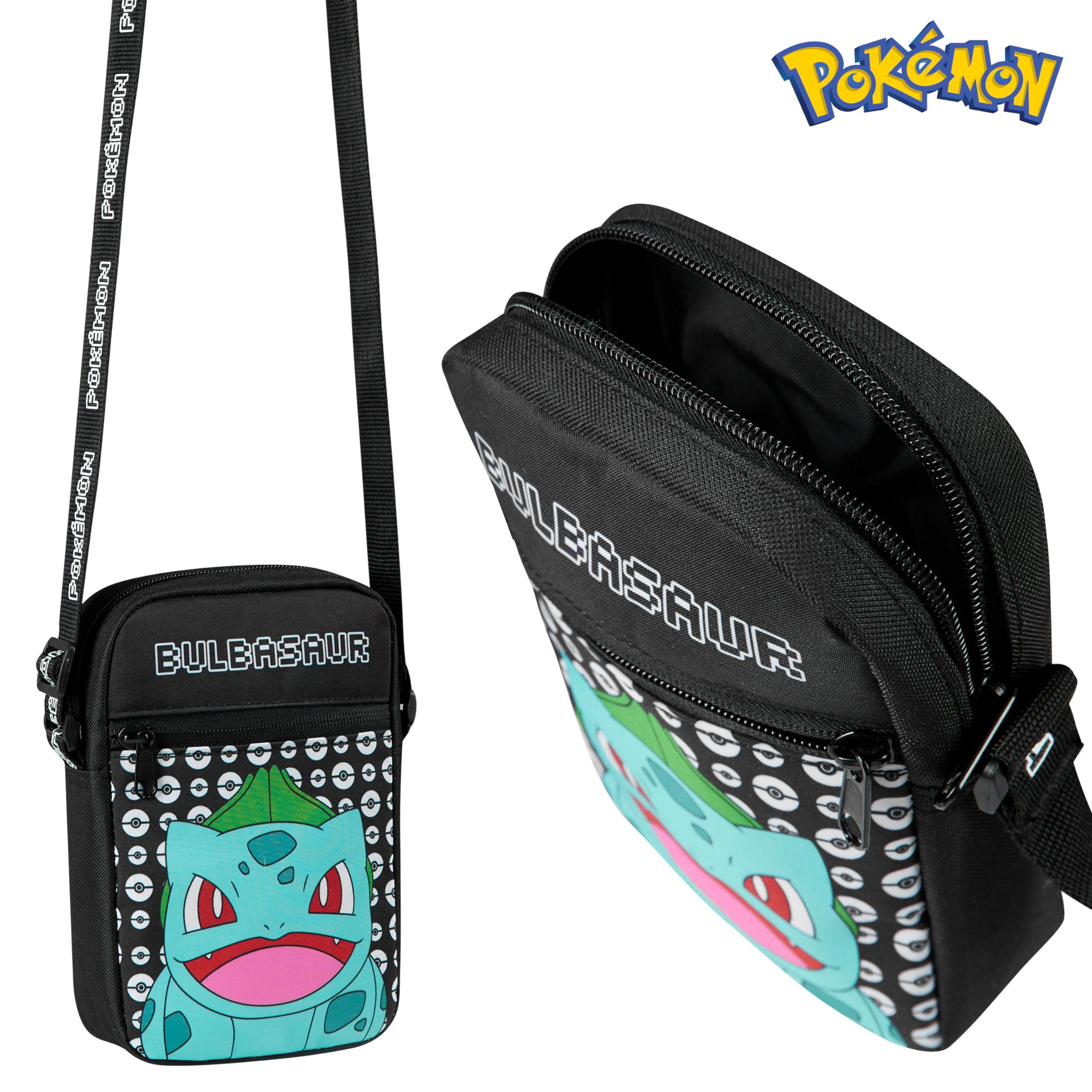 Foto 5 pulgar | Bandolera Pokemon Kids Bandolera Pikachu Black - Venta Internacional.