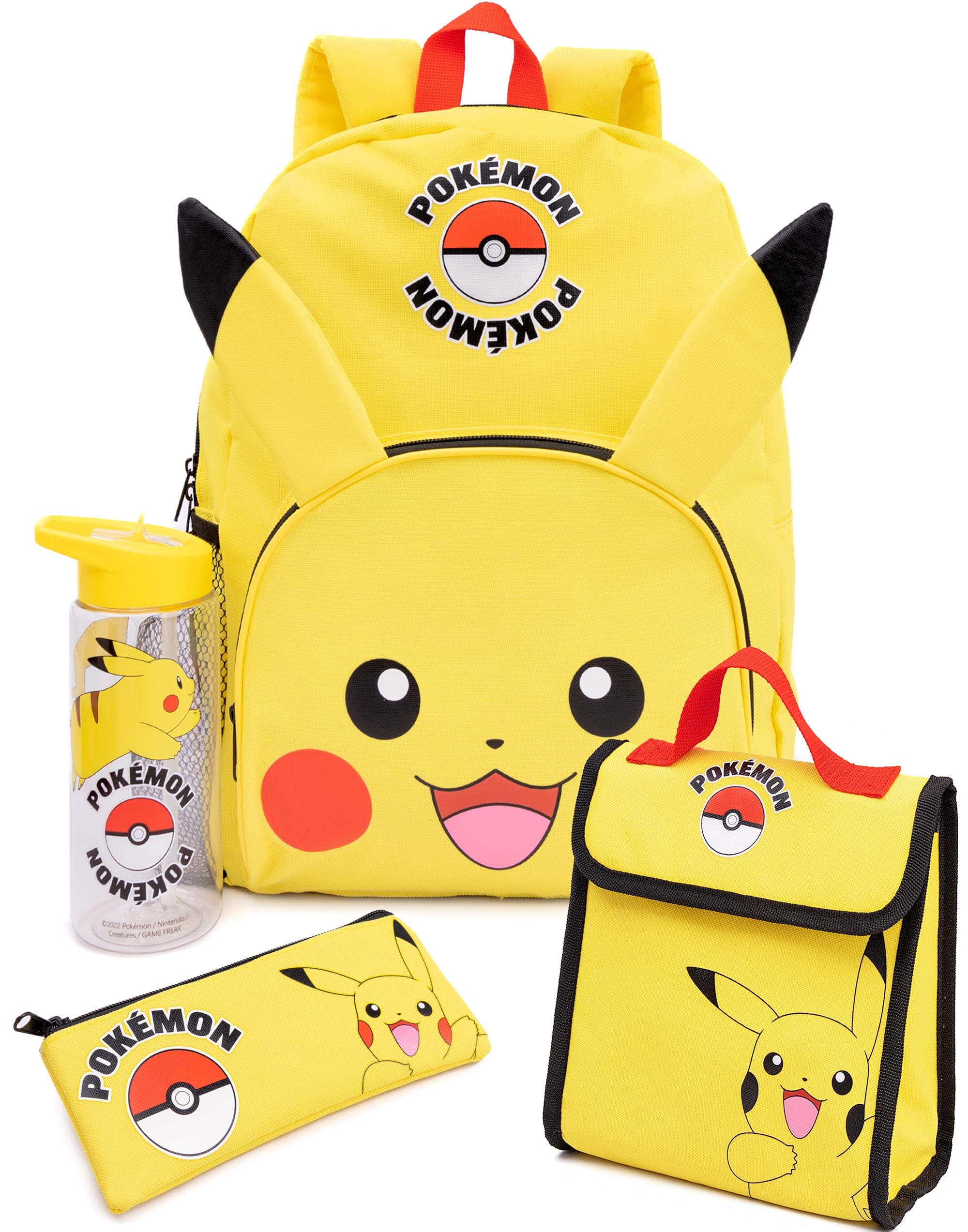 Foto 2 pulgar | Set de Mochilas Pokémon Pikachu 4 Piezas - Venta Internacional