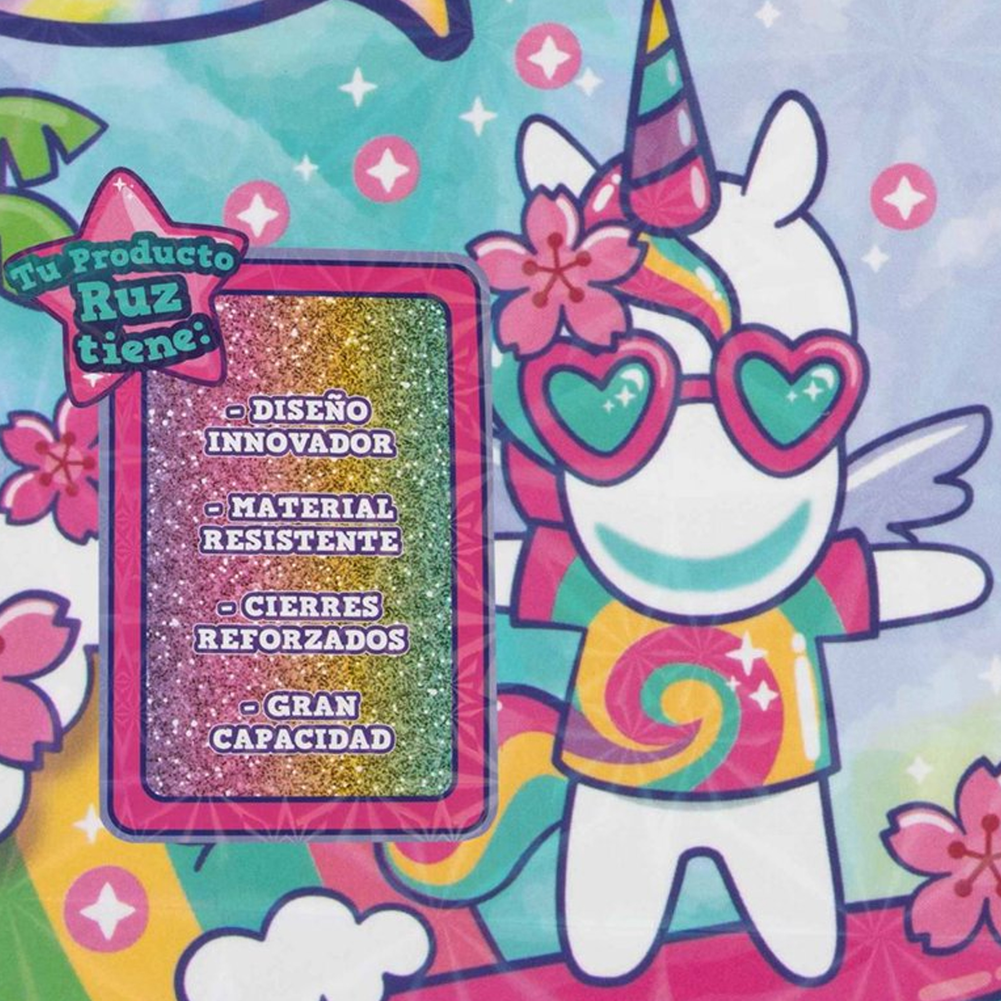 Foto 4 | Mochila Primaria Ruz Onix Unicornio 3d Metálico