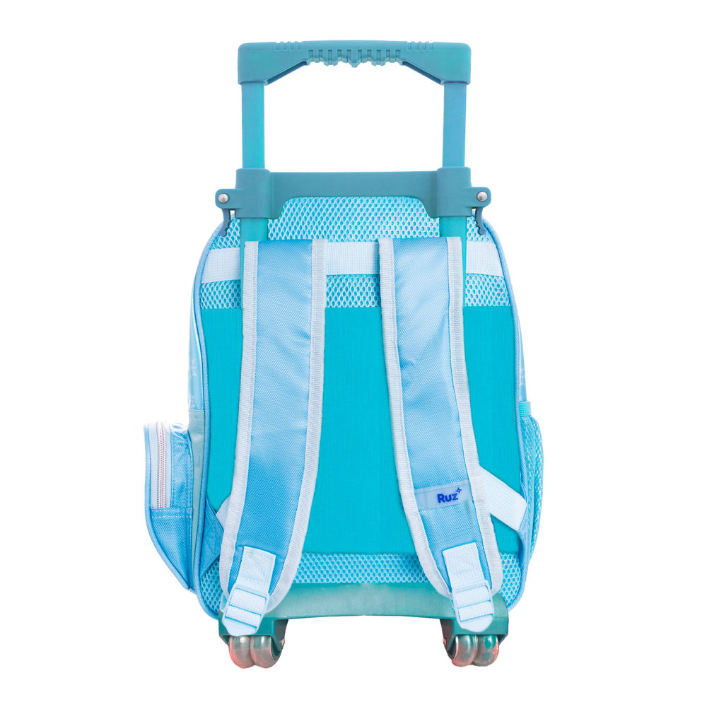 Foto 2 | Mochila Primaria Con Ruedas Infantil Disney Elsa De Frozen 20l (azul)