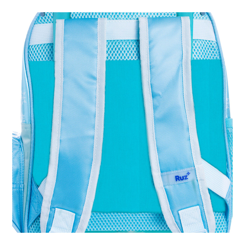 Foto 4 | Mochila Primaria Con Ruedas Infantil Disney Elsa De Frozen 20l (azul)