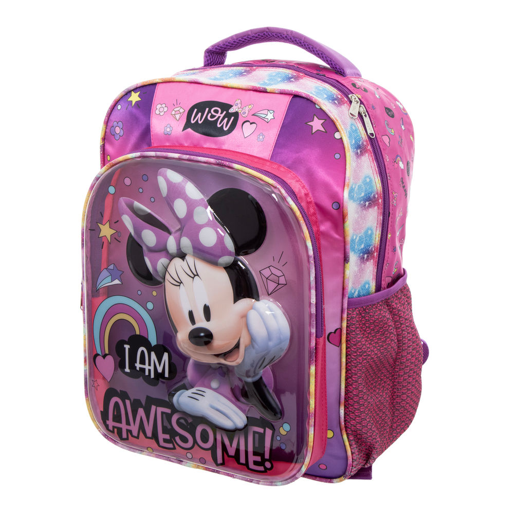 Foto 4 pulgar | Mochila Primaria Infantil Disney Minnie (20l Rosa)
