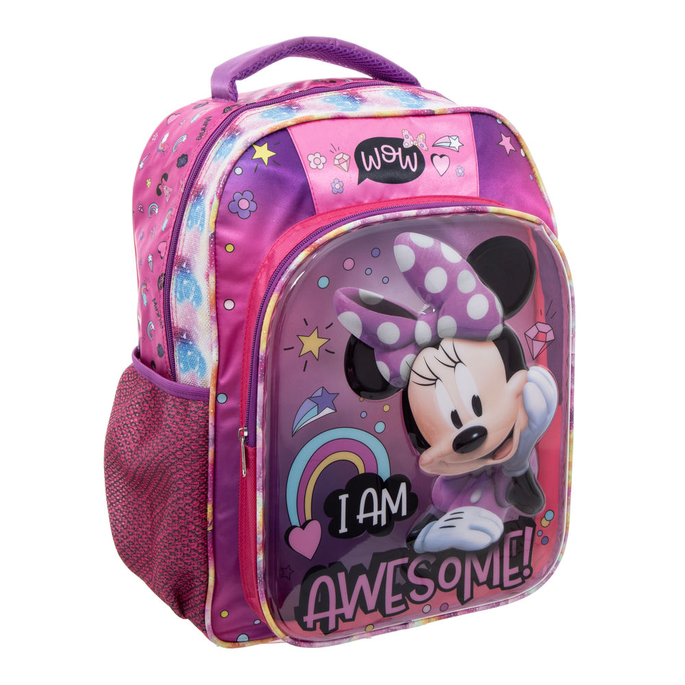 Foto 5 pulgar | Mochila Primaria Infantil Disney Minnie (20l Rosa)