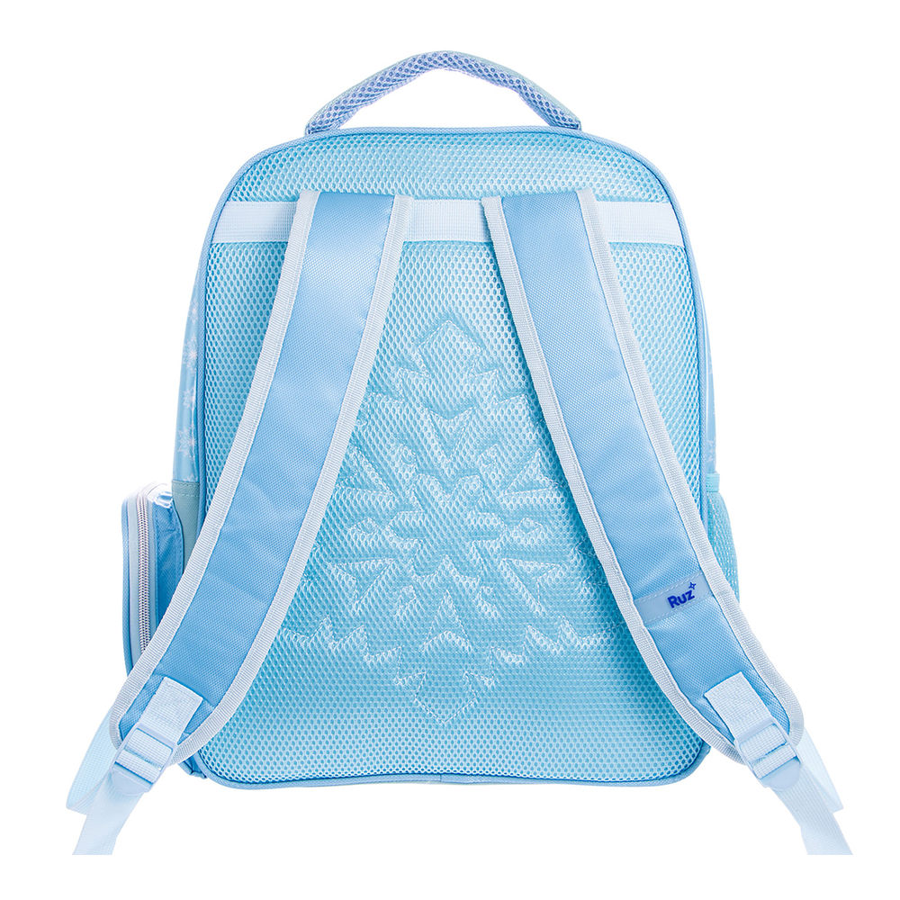 Foto 3 pulgar | Mochila Primaria Infantil Disney Frozen Premium (charms Elsa 20l Azul)