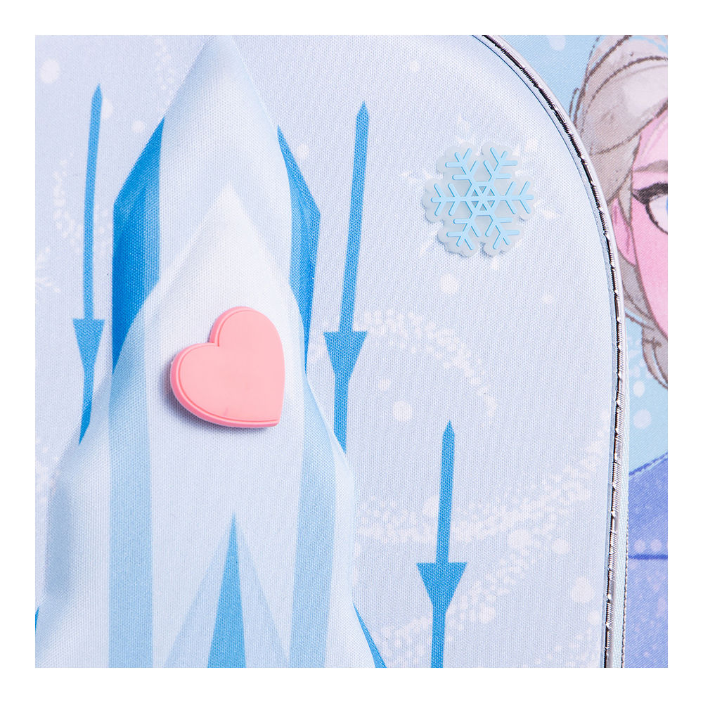 Foto 4 | Mochila Primaria Infantil Disney Frozen Premium (charms Elsa 20l Azul)