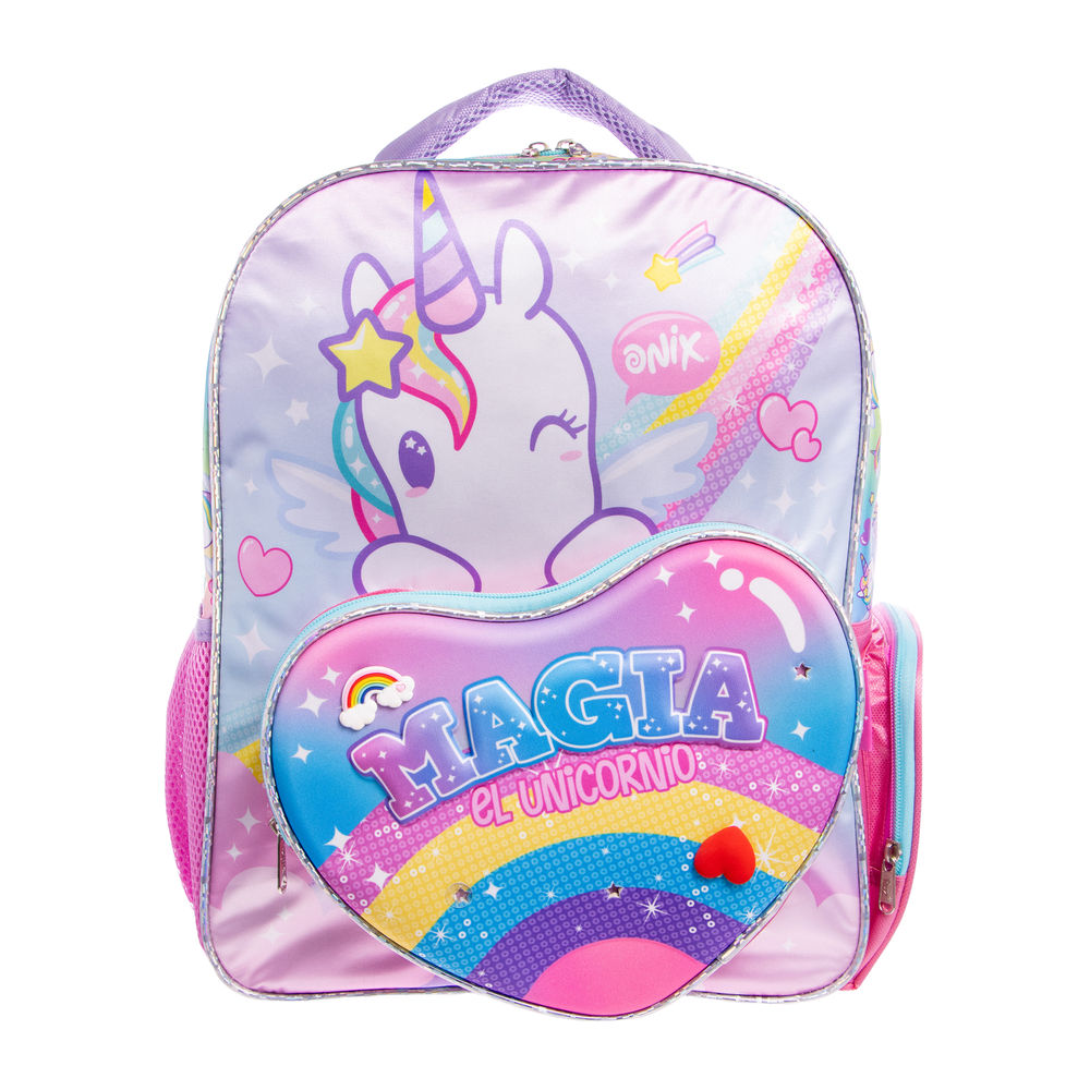 Mochila Primaria Infantil Onix (charms) 20l (rosa)