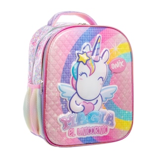 Foto 5 | Mochila Kinder Infantil Onix (unicornio) 14l (rosa)