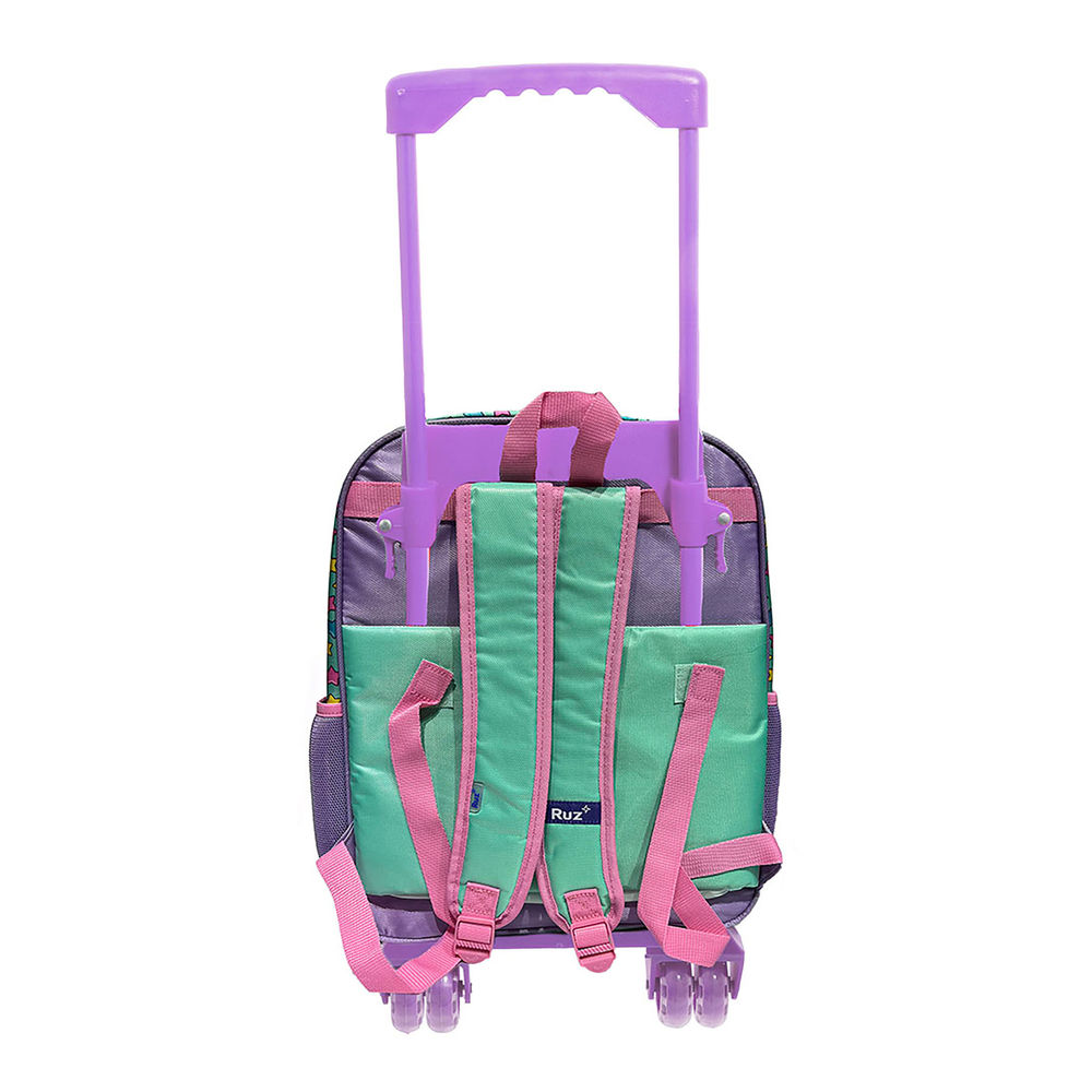 Foto 3 pulgar | Mochila Primaria Con Ruedas Infantil Onix (unicornio) 20l Púrpura